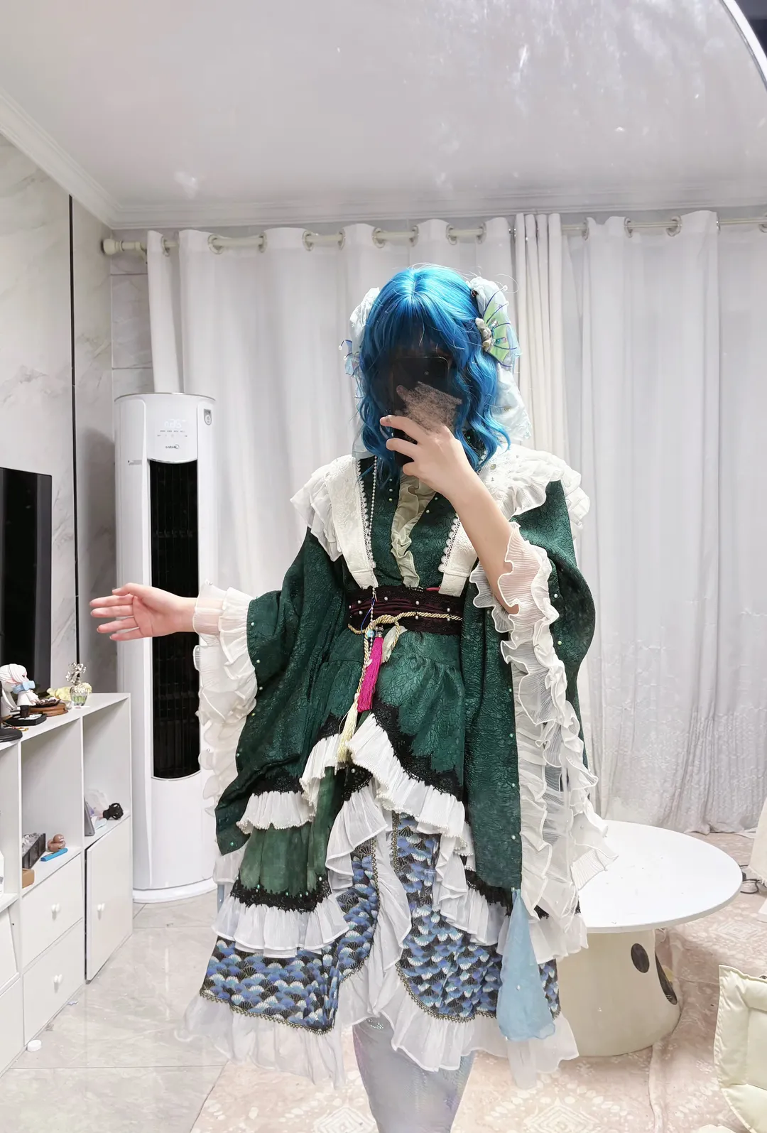 [Wakasagihime cosplay] Touhou Project Mermaid Fitting: Thoughts on the Limitations of Indoor Shooting - Image 1