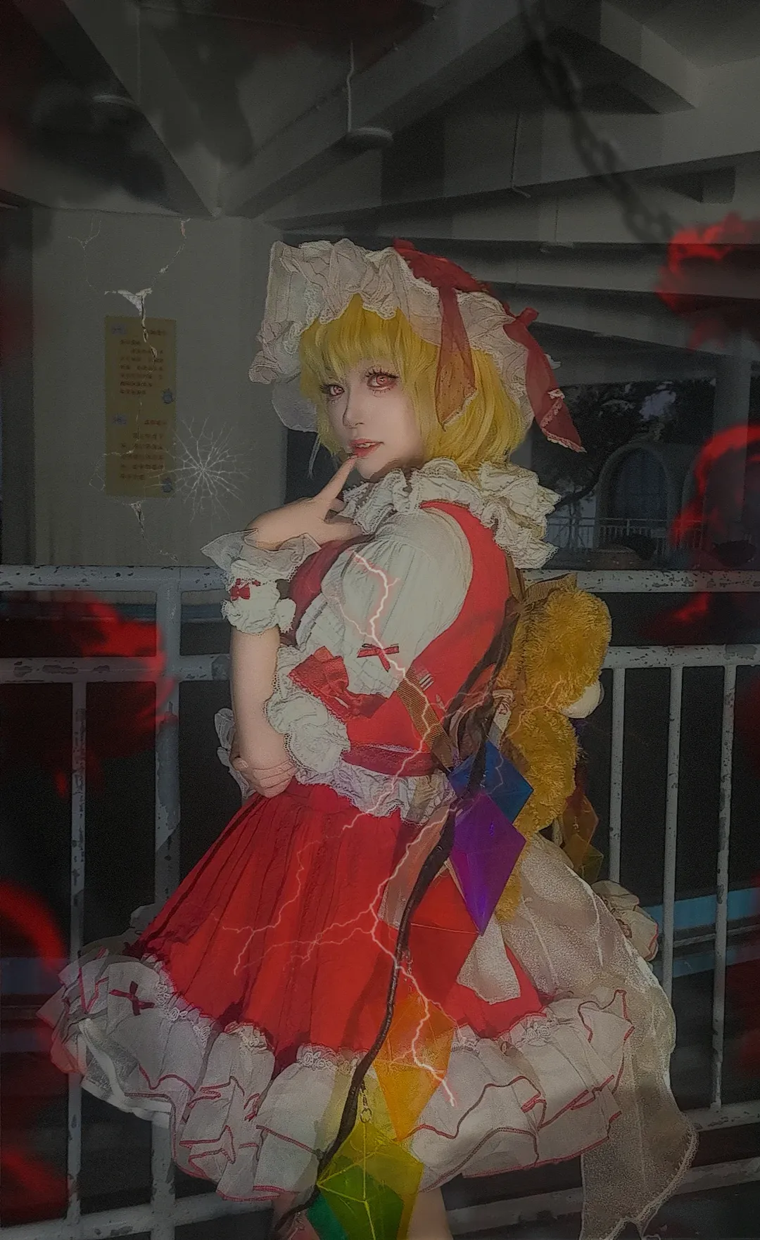 【芙兰朵露cos】东方project的暗夜魔法与万圣节乐园