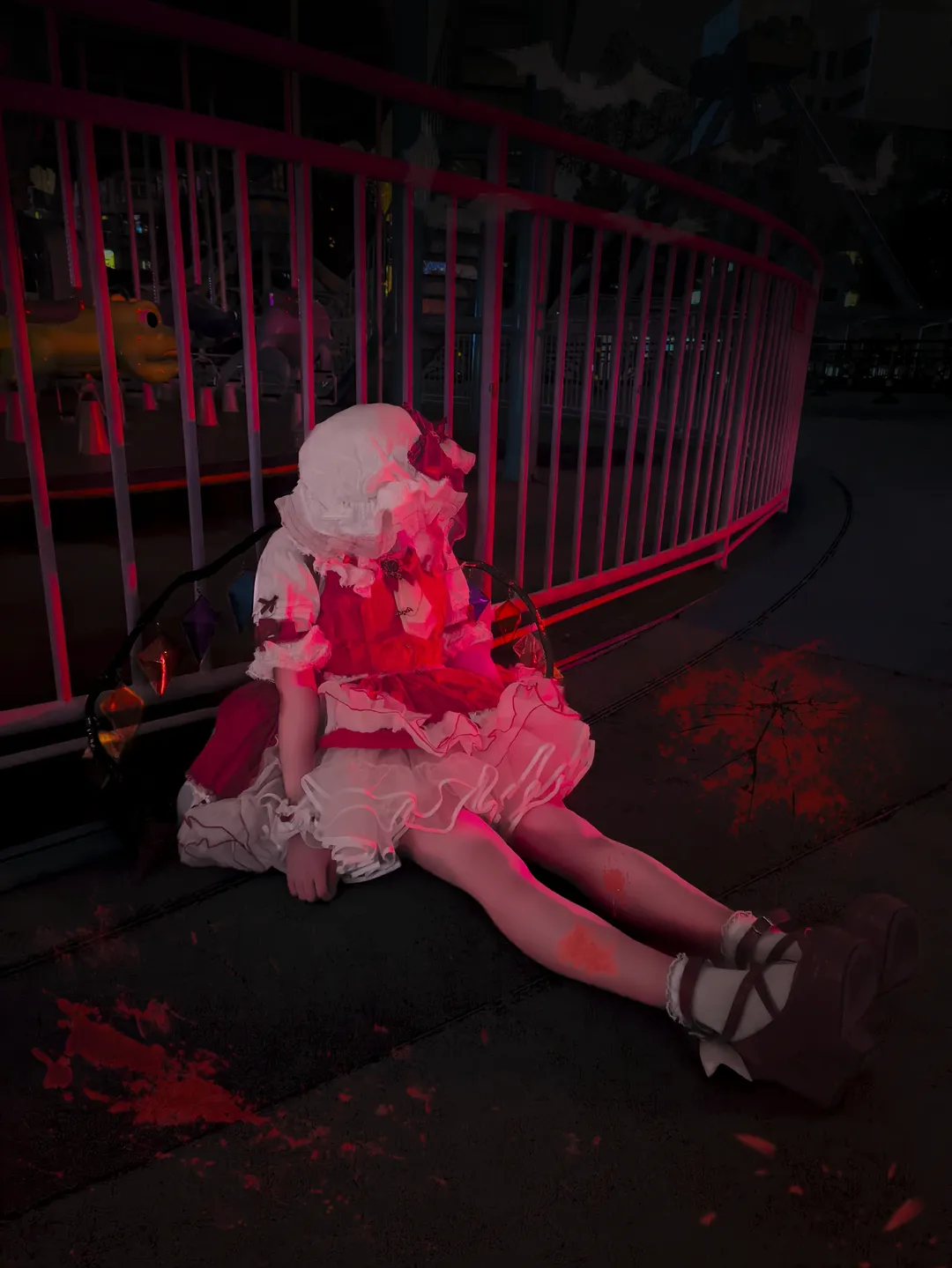 【芙蘭朵露cos】東方project的暗夜魔法與萬聖節樂園 - 第 2 張