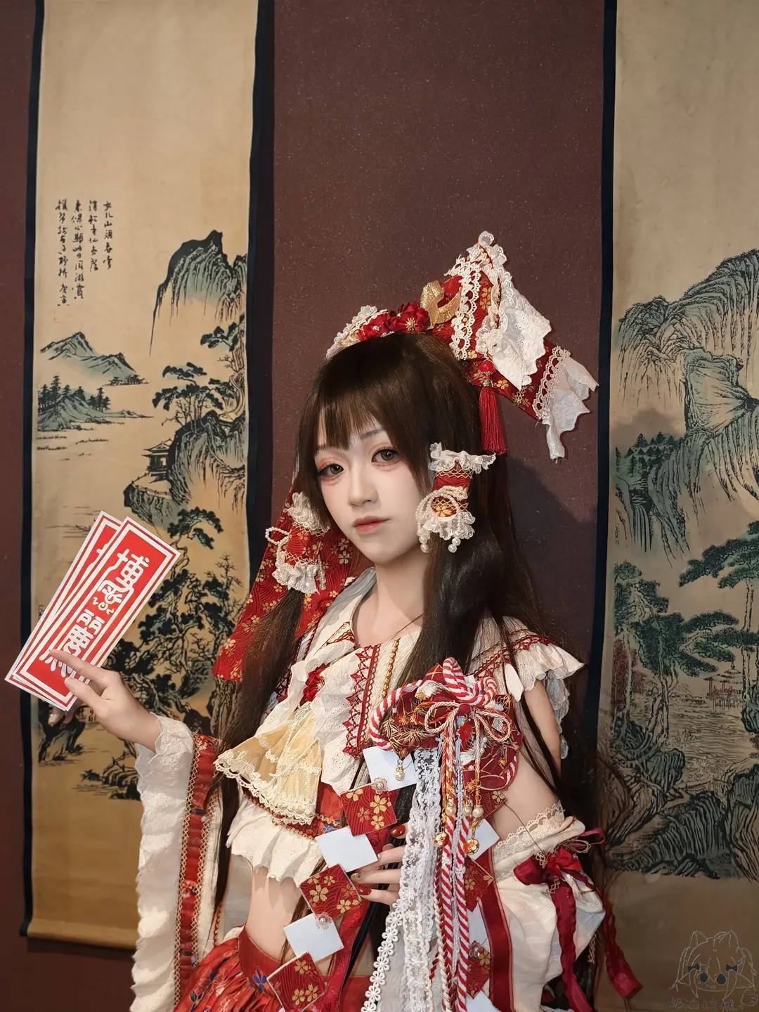 【博丽灵梦cos】红白巫女的东方幻樱结界