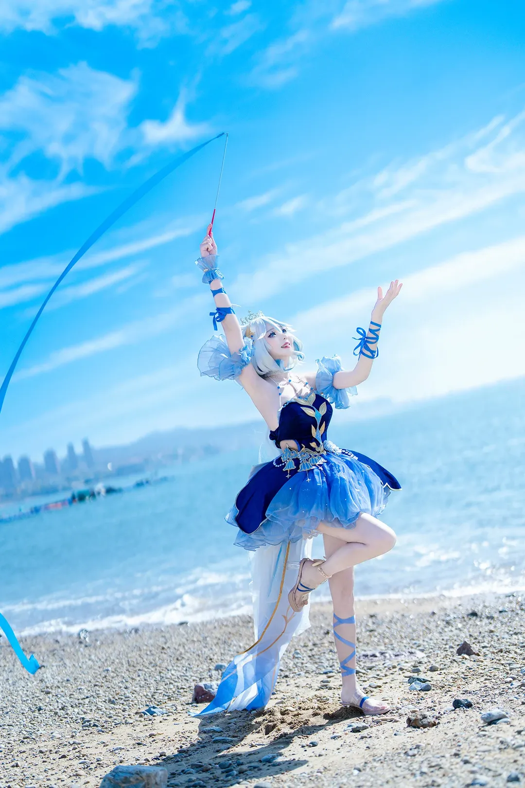 【芙宁娜芙卡洛斯cos】海边的五百年与新生 - 第 4 张