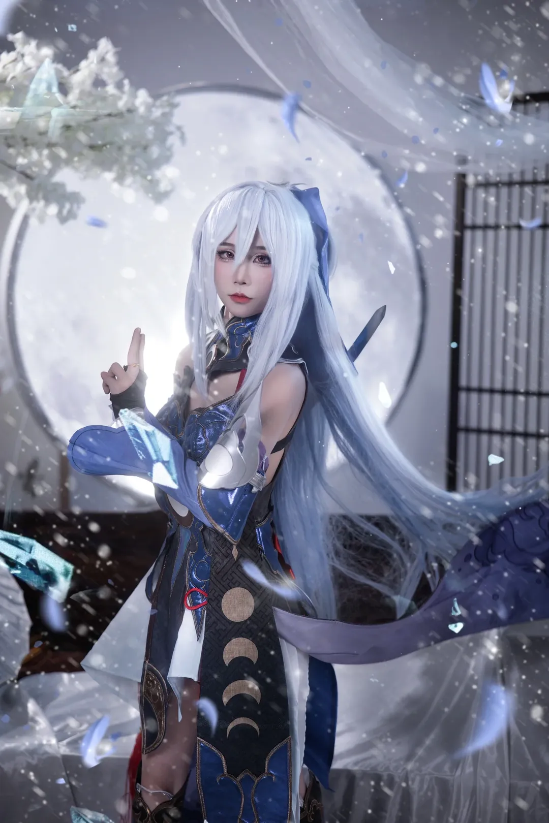【Jingliu cosplay】Moonlit Sword Dance in Honkai: Star Rail - Image 1