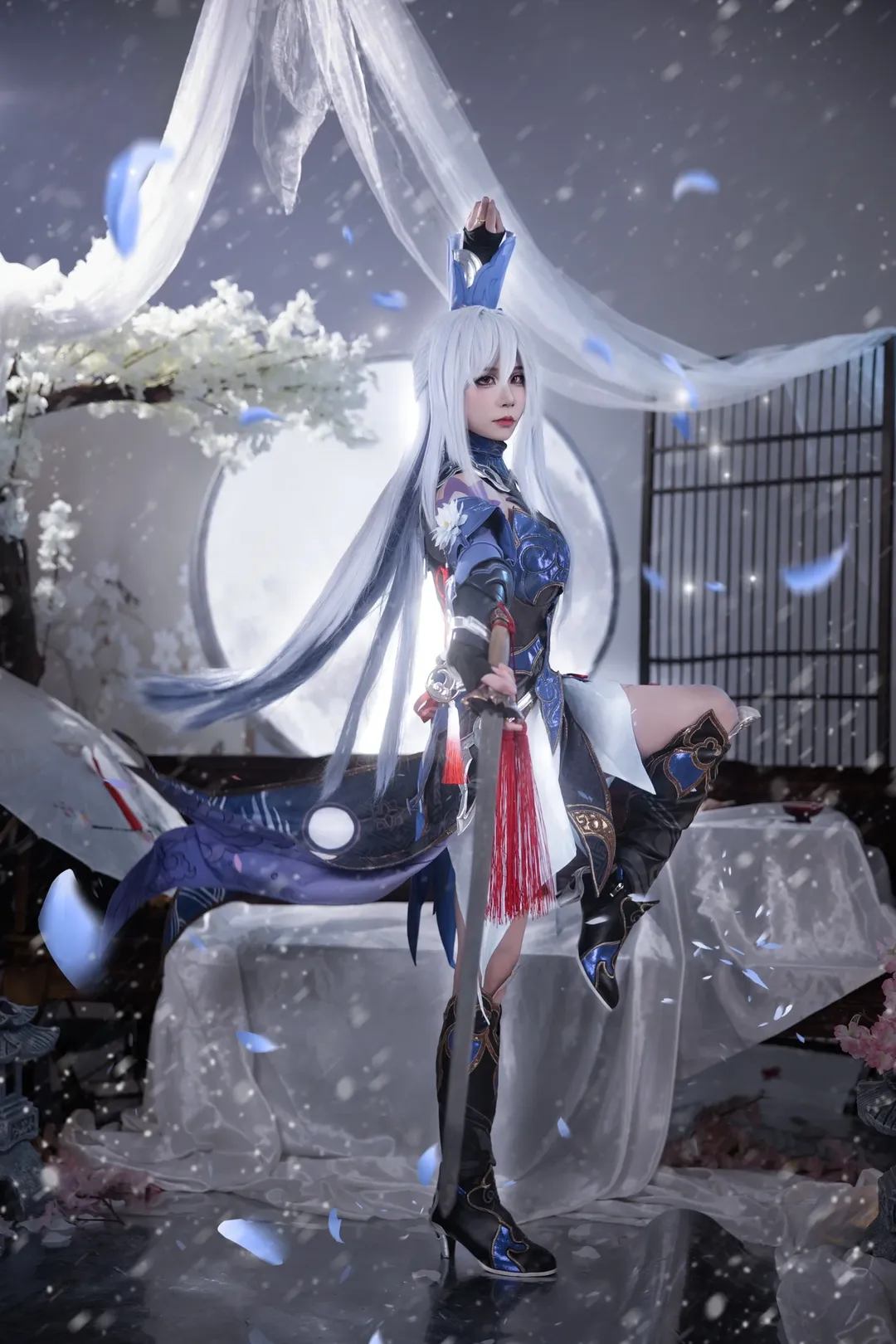 【Jingliu cosplay】Moonlit Sword Dance in Honkai: Star Rail - Image 4