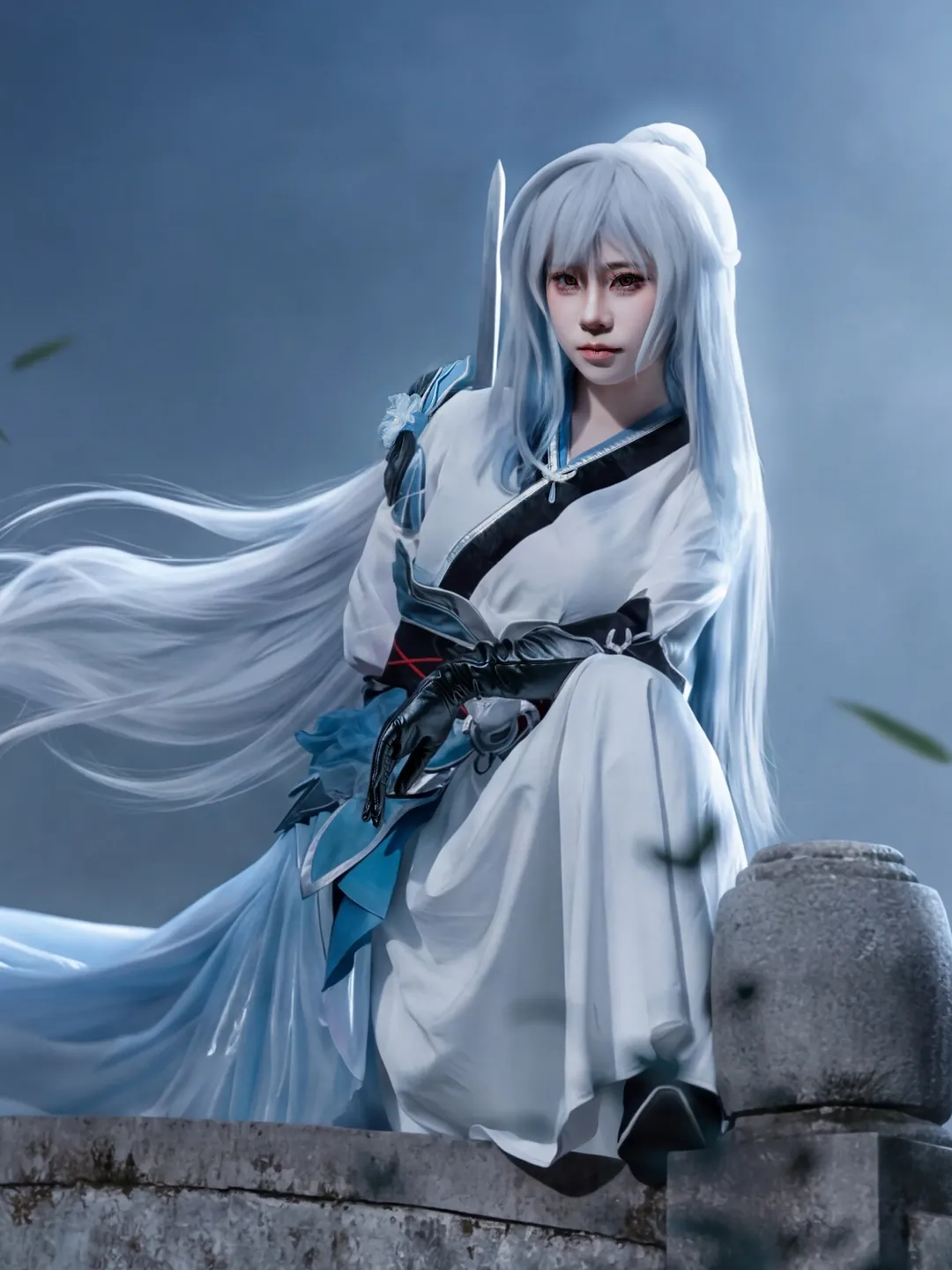 【镜流cos】崩坏星穹铁道的清冷月色与竹林晚风