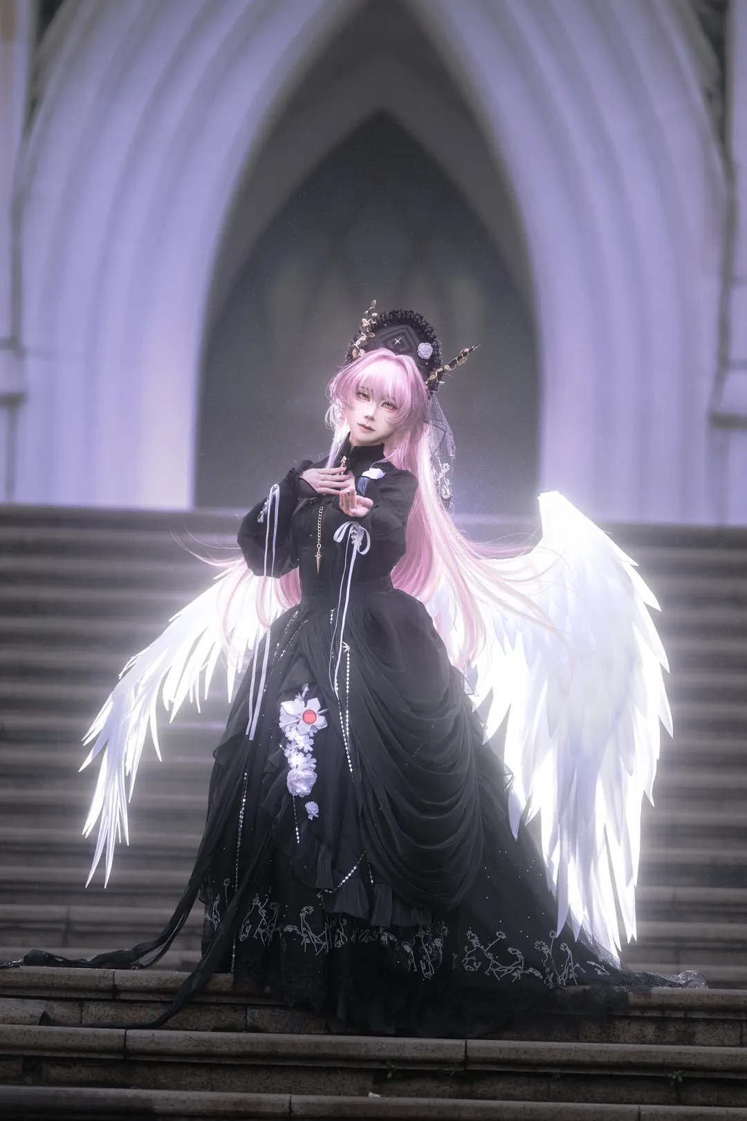 【特蕾西娅cos】明日方舟魔王追悼造型正片