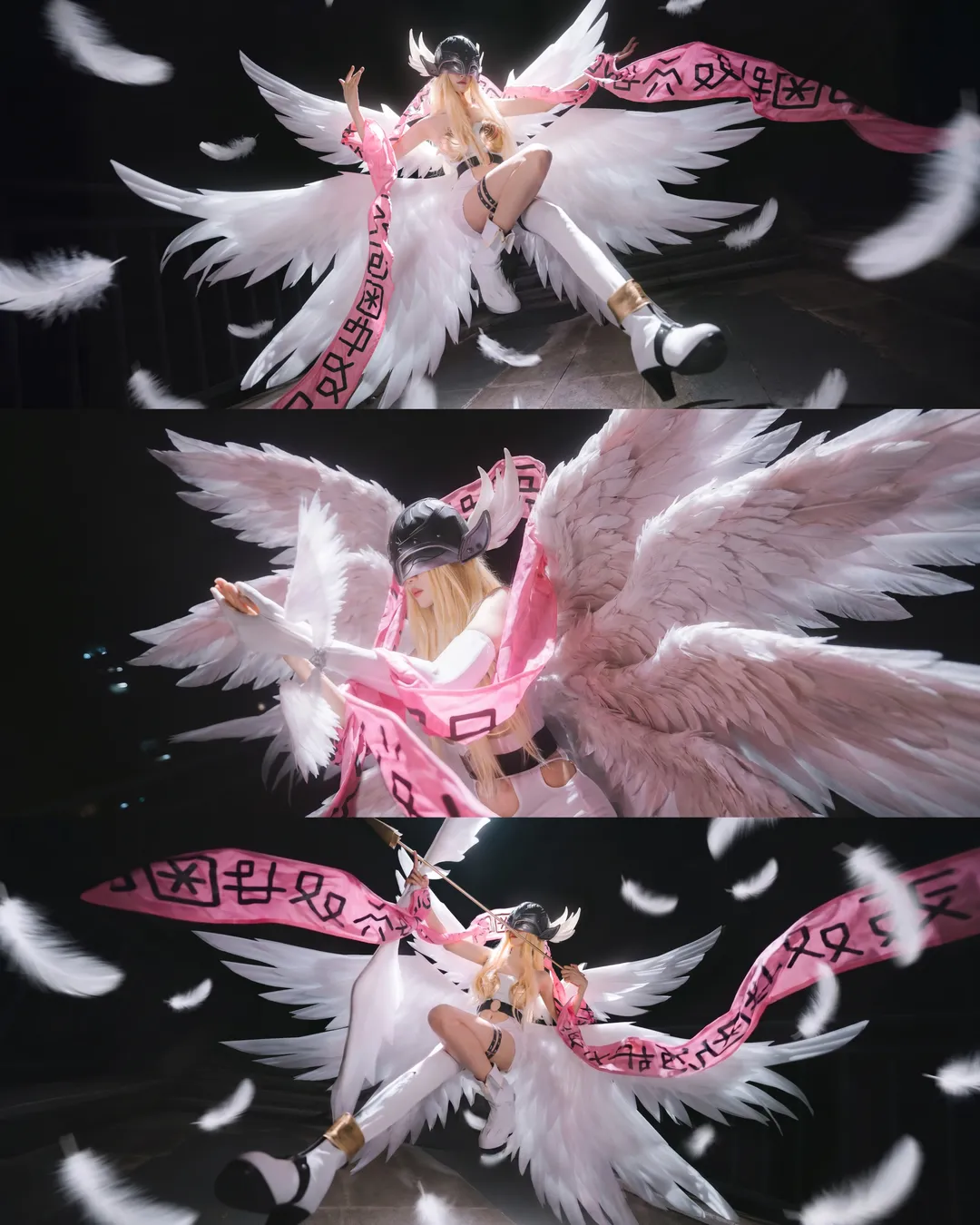 [Angewomon cosplay] The Sacred Messenger from Digimon: Revisiting Old Photos - Image 1