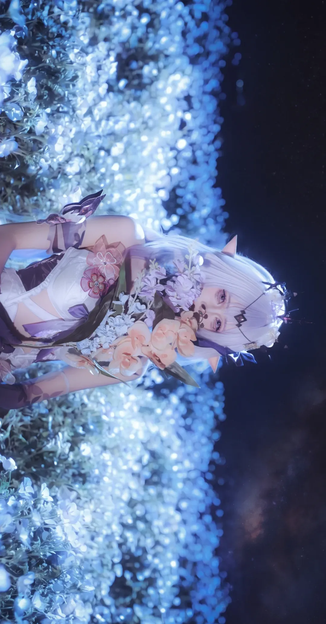 【遐蝶cos】崩坏星穹铁道，温柔花海里的夜精灵 - 第 4 张