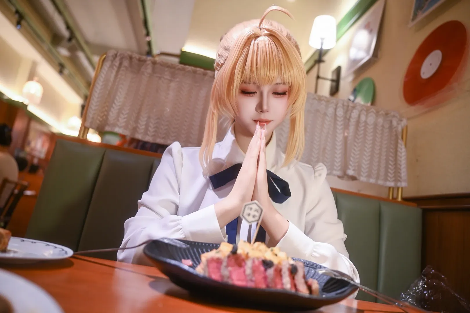 【阿爾託莉雅cos】在Fate中體驗一頓充滿煙火氣的晚餐 - 第 9 張