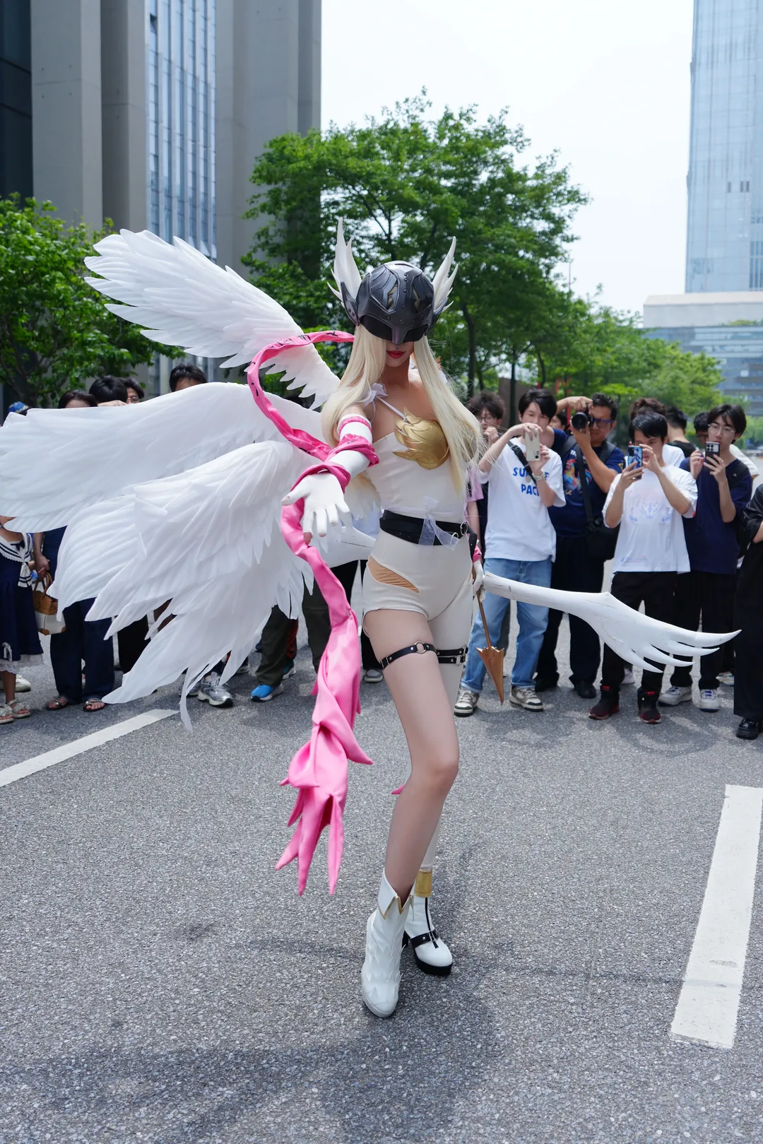 【エンジェウーモン コスプレ】『デジモン』聖なる天使がイベントに降臨 - 9 枚目