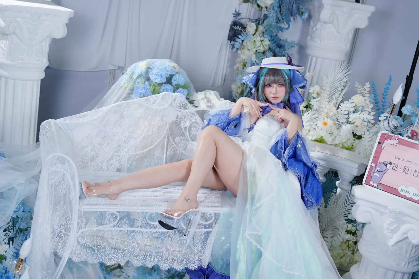【柴郡cos】碧蓝航线冰雪公主的梦幻棚拍记录