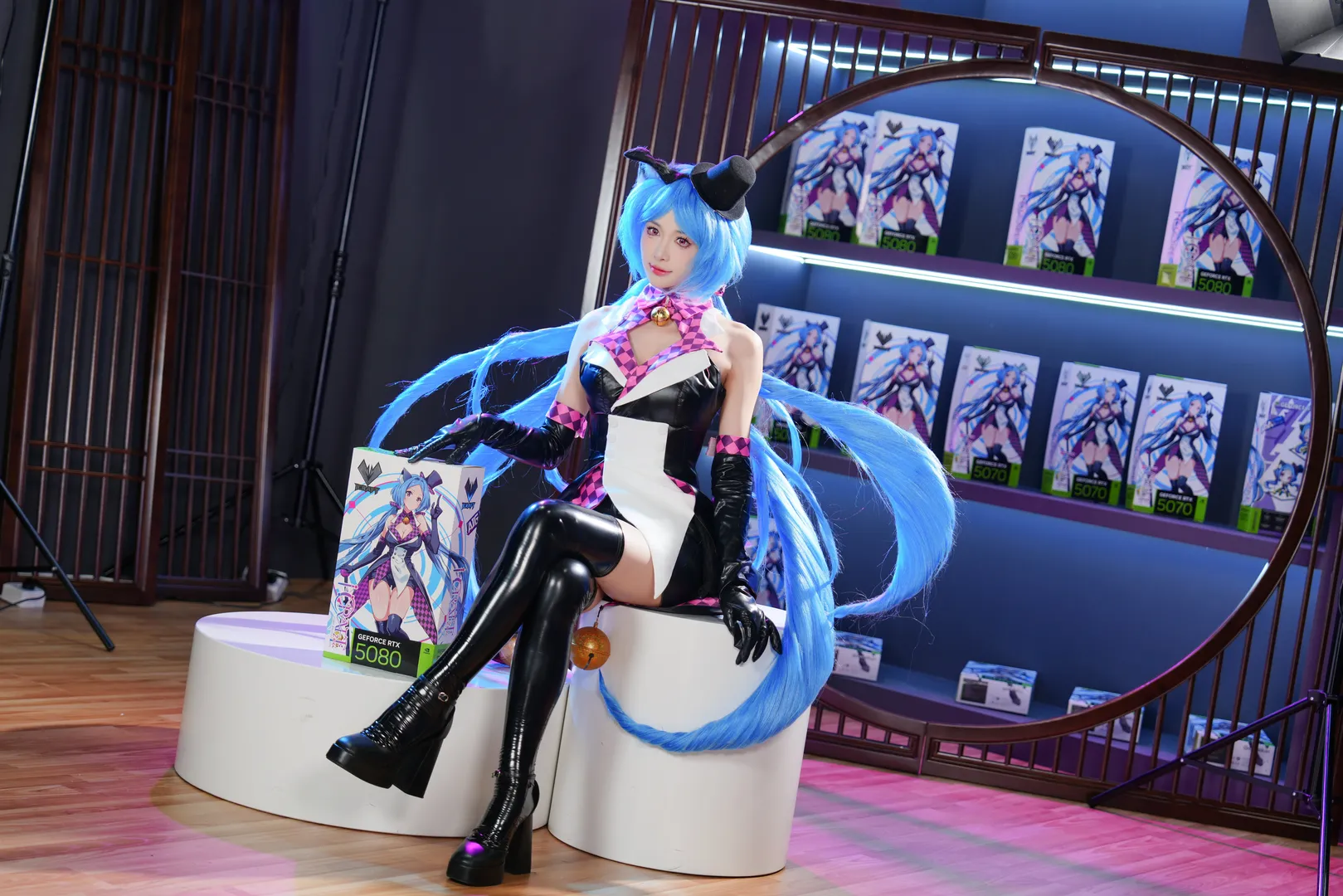 [Aysha cosplay] Blue-Haired Little Witch in Open Source Universe: CICF On-Site Shoot - Image 6
