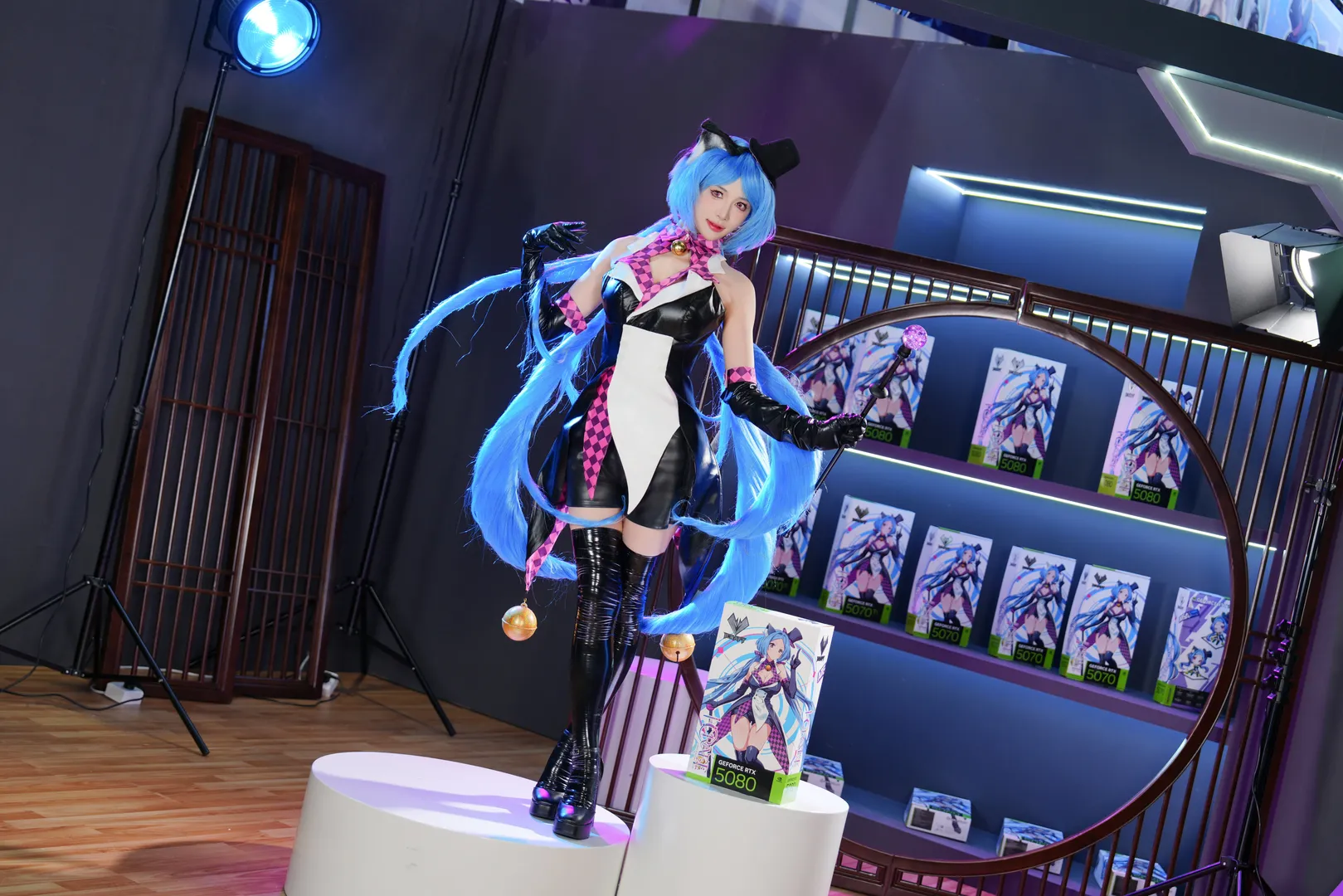 [Aysha cosplay] Blue-Haired Little Witch in Open Source Universe: CICF On-Site Shoot - Image 8