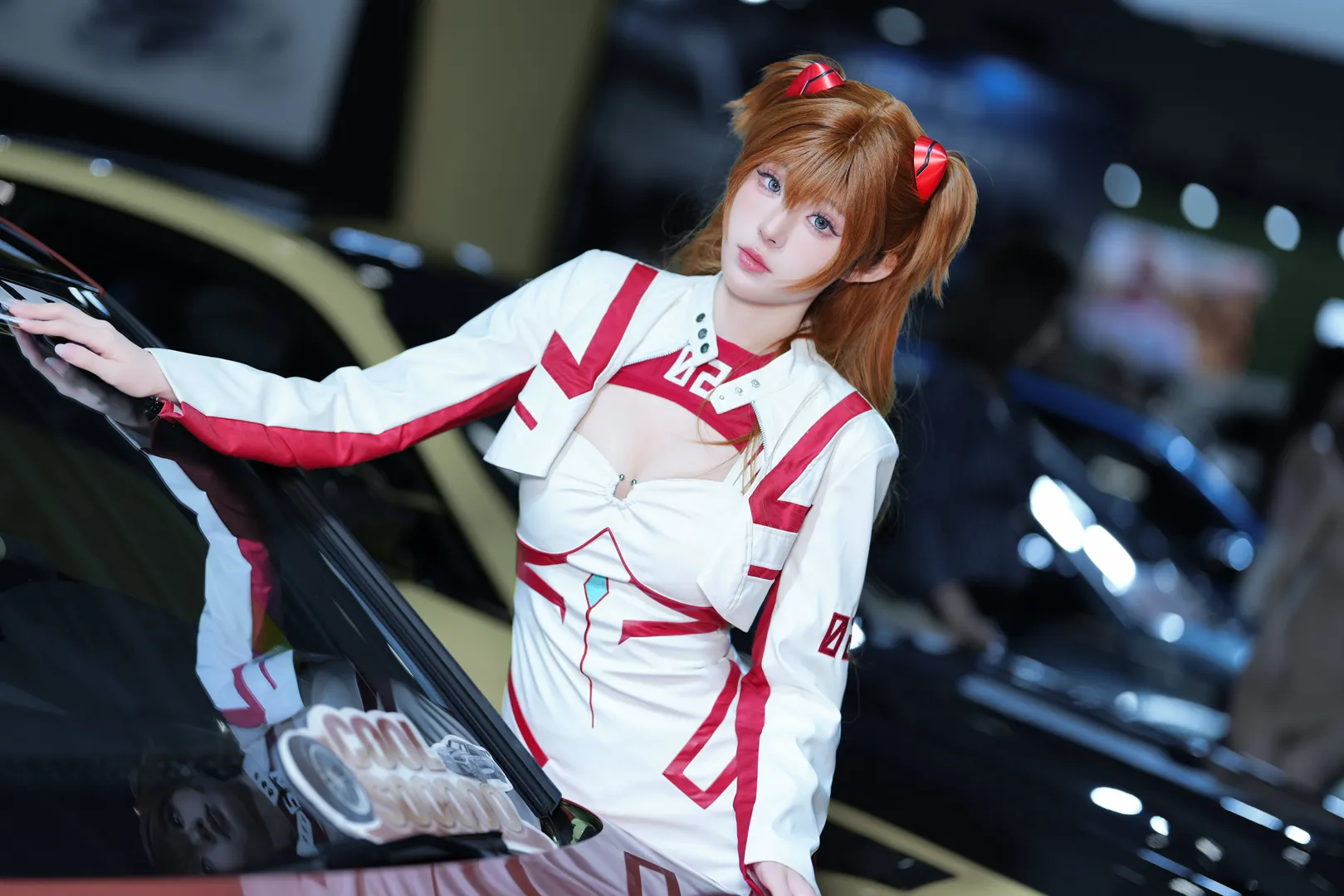 【明日香cos】化身新世纪福音战士，在九州车展的耀眼时刻 - 第 2 张