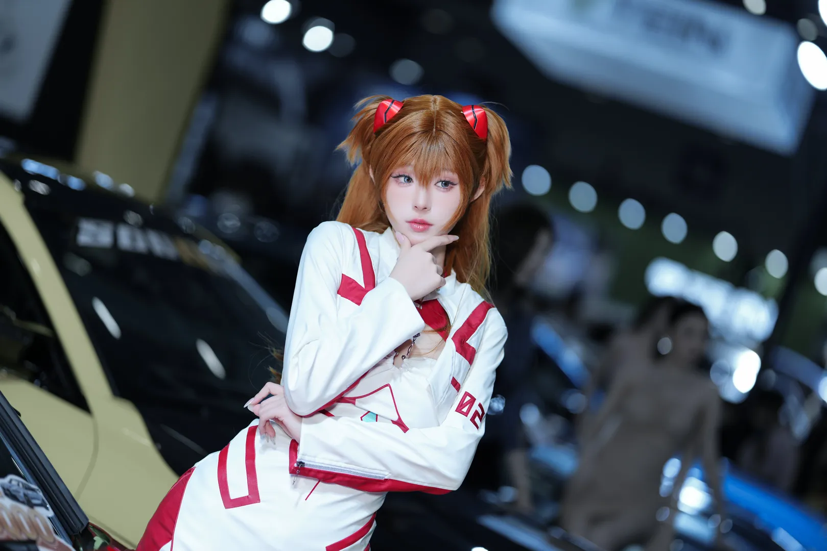 【明日香cos】化身新世纪福音战士，在九州车展的耀眼时刻 - 第 8 张