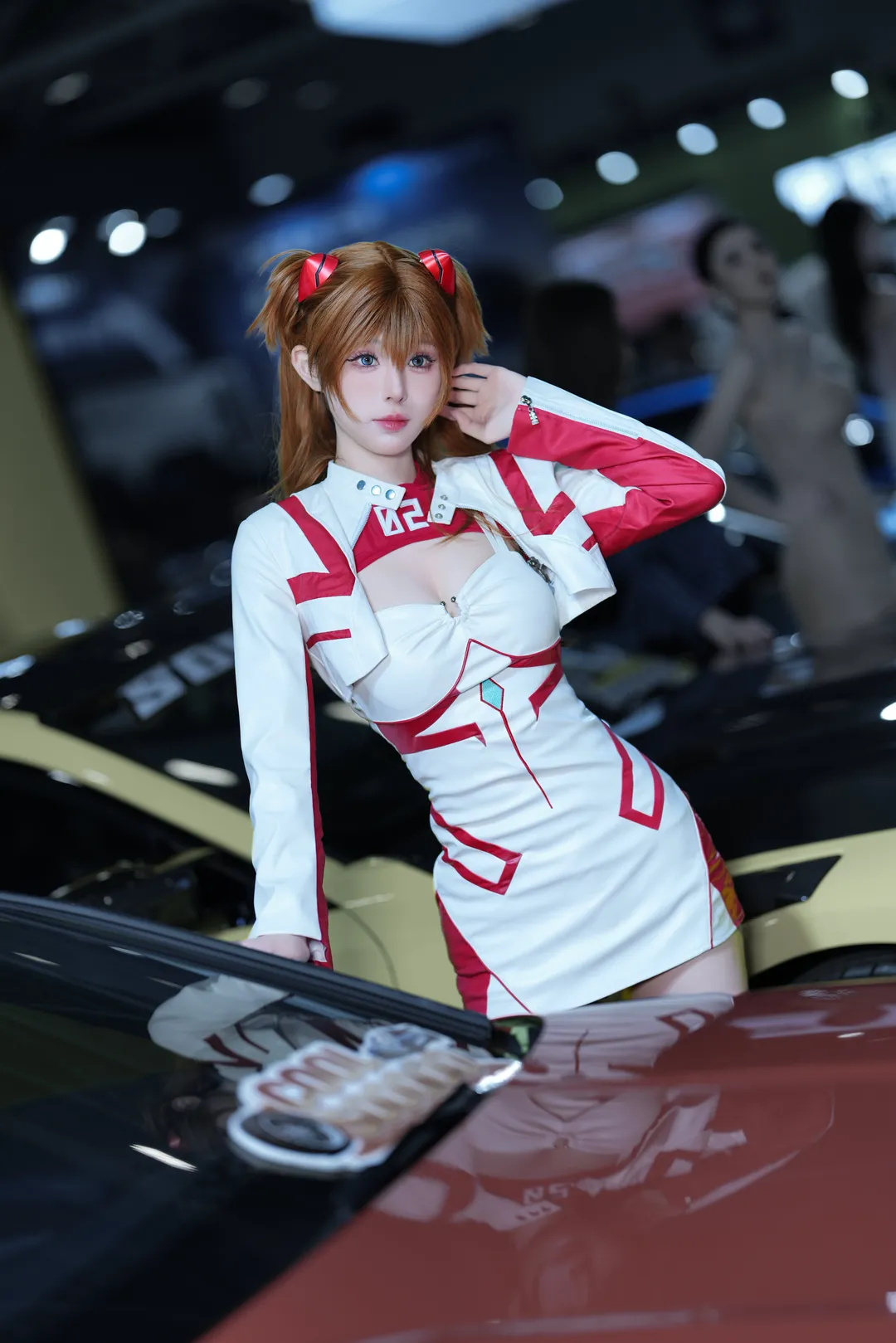 【明日香cos】化身新世纪福音战士，在九州车展的耀眼时刻 - 第 9 张