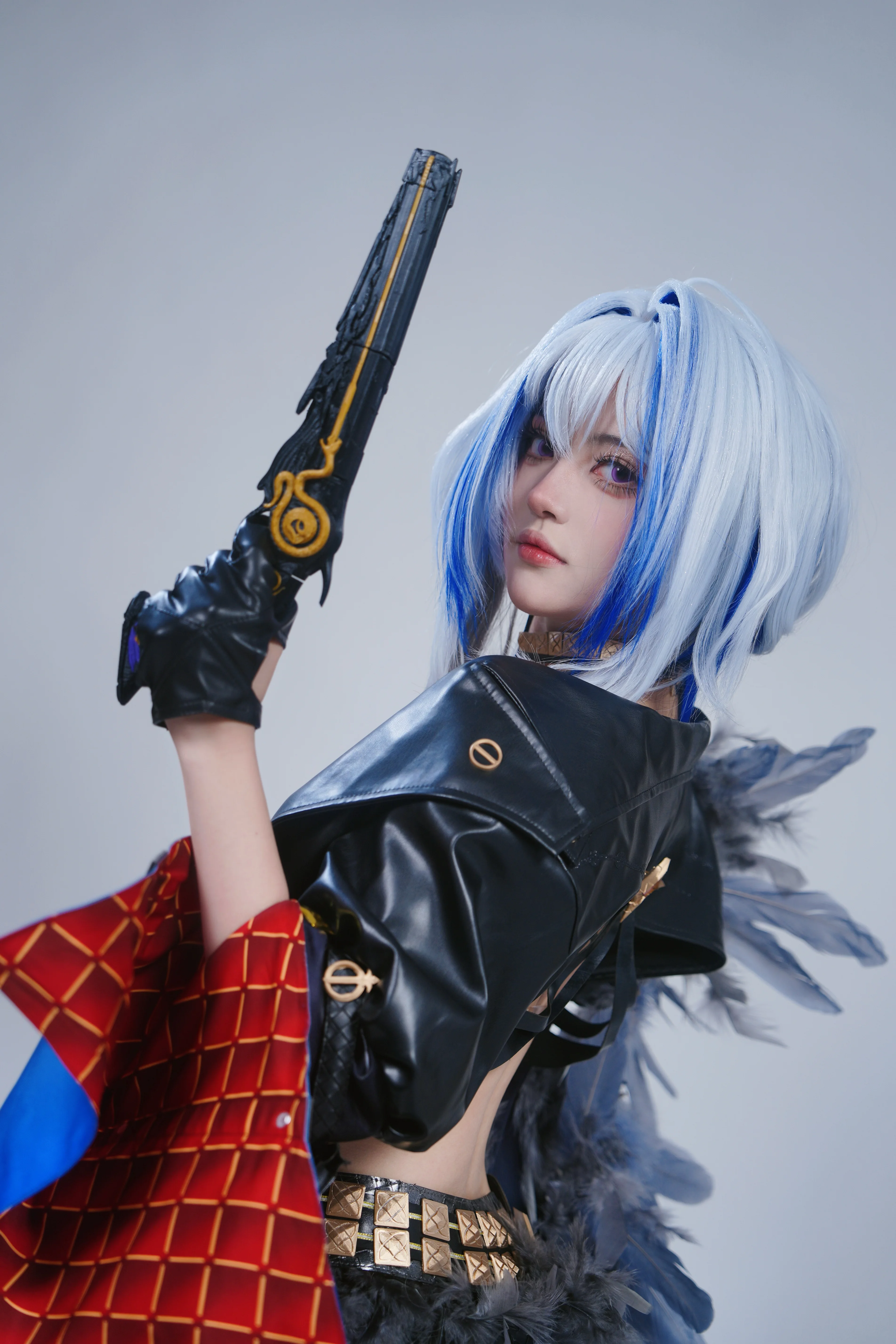 【嘉貝莉娜cos】鳴潮裡的黑羽獵手，燃起不熄之火 - 第 1 張
