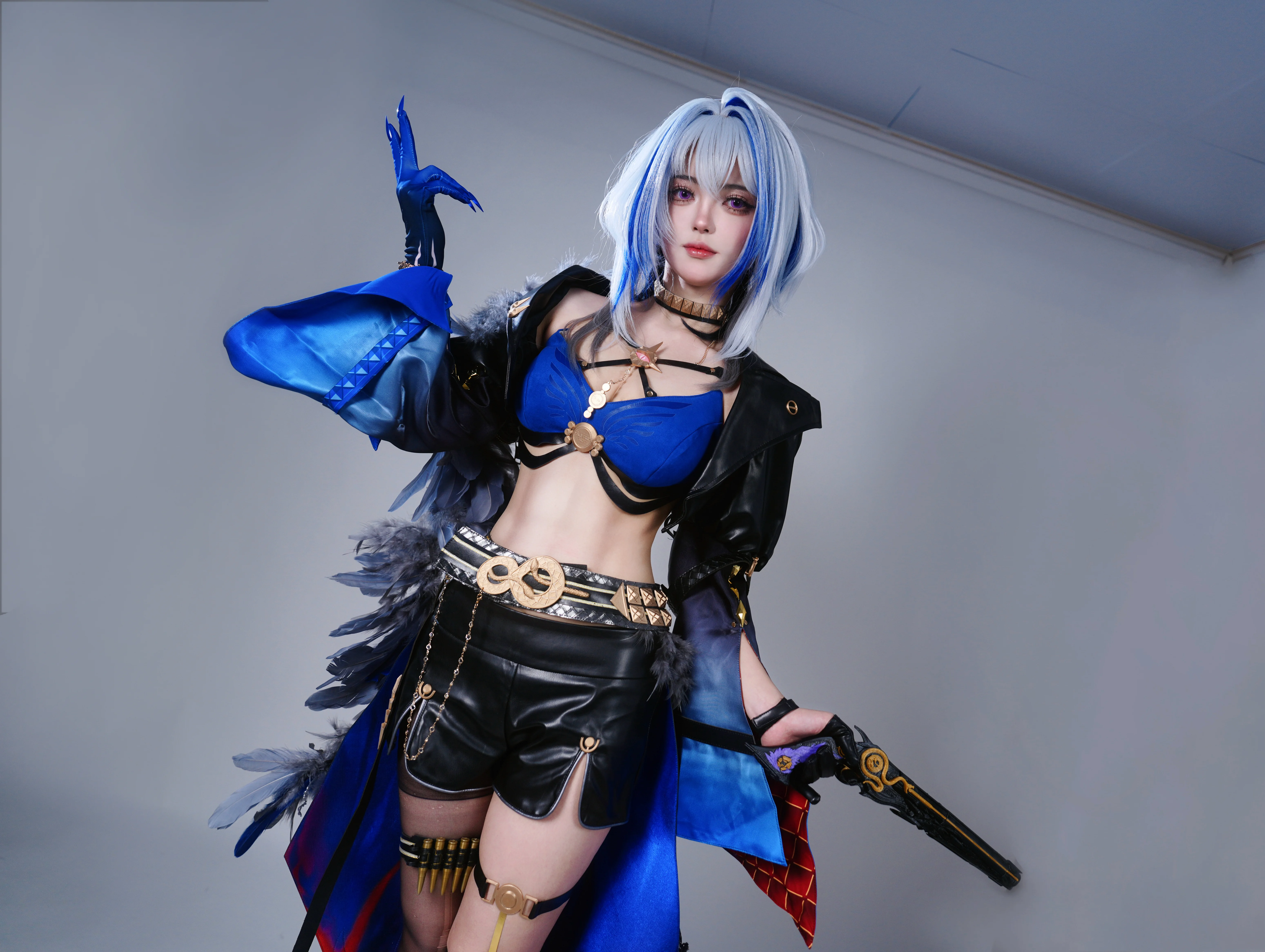 【嘉貝莉娜cos】鳴潮裡的黑羽獵手，燃起不熄之火 - 第 6 張