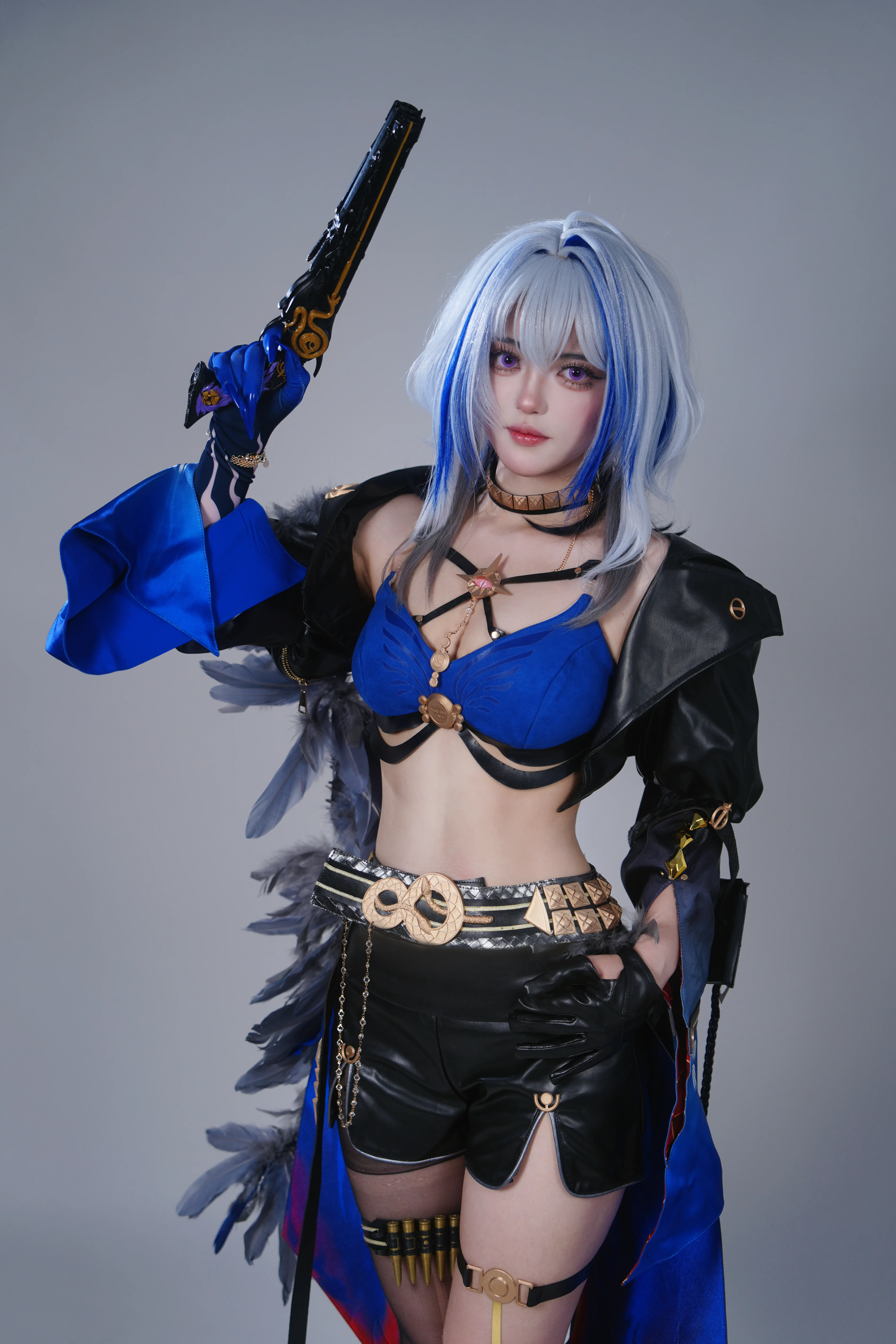 【嘉貝莉娜cos】鳴潮裡的黑羽獵手，燃起不熄之火 - 第 8 張
