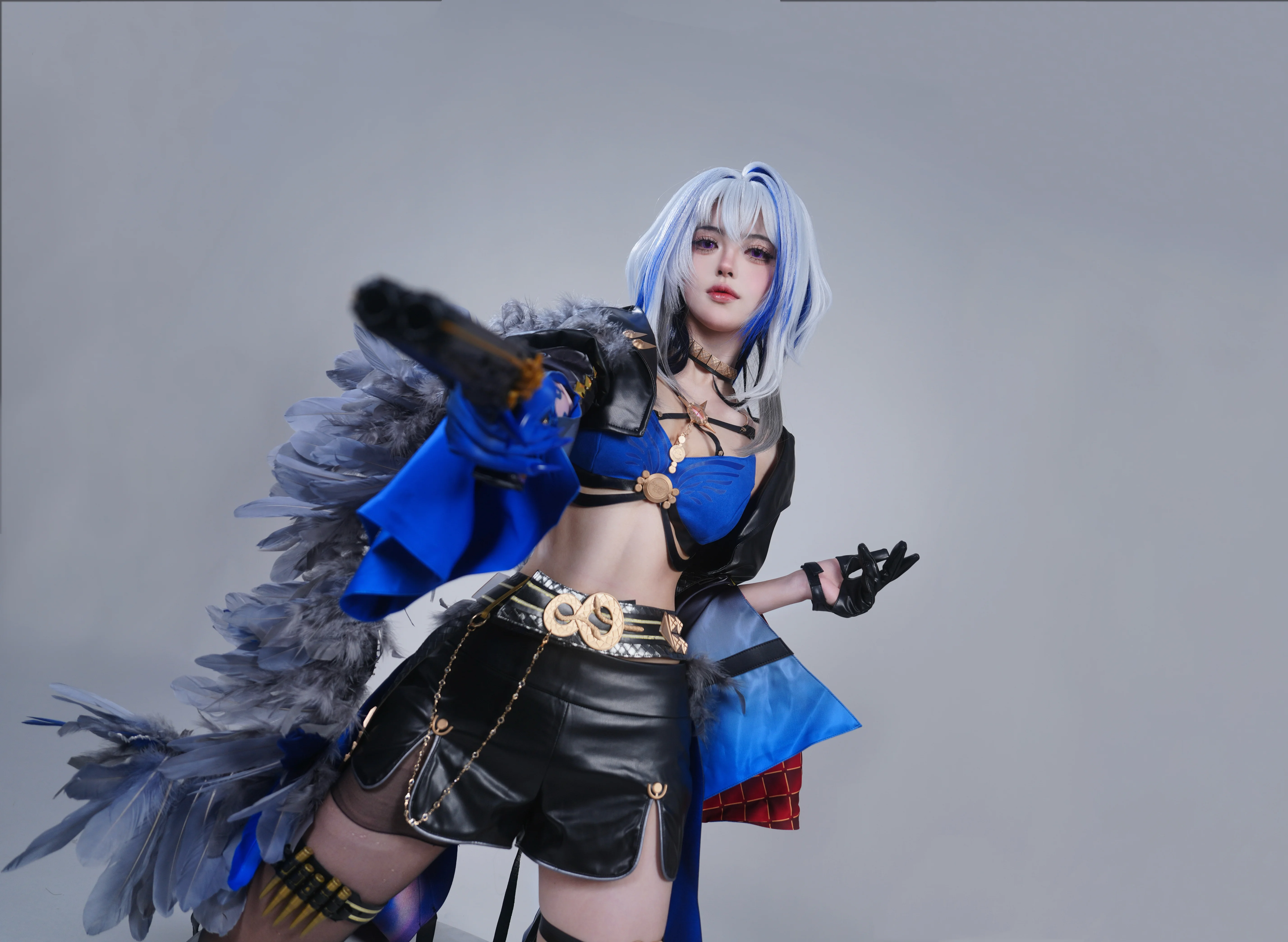 【嘉貝莉娜cos】鳴潮裡的黑羽獵手，燃起不熄之火 - 第 9 張