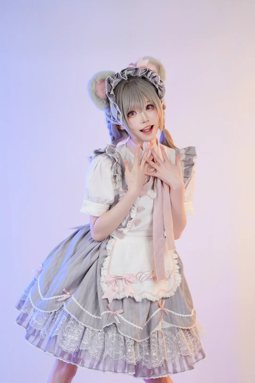 【ロリータコスプレ】ホタルACGエキスポでのグレー＆ホワイト系撮影記録 - 1 枚目