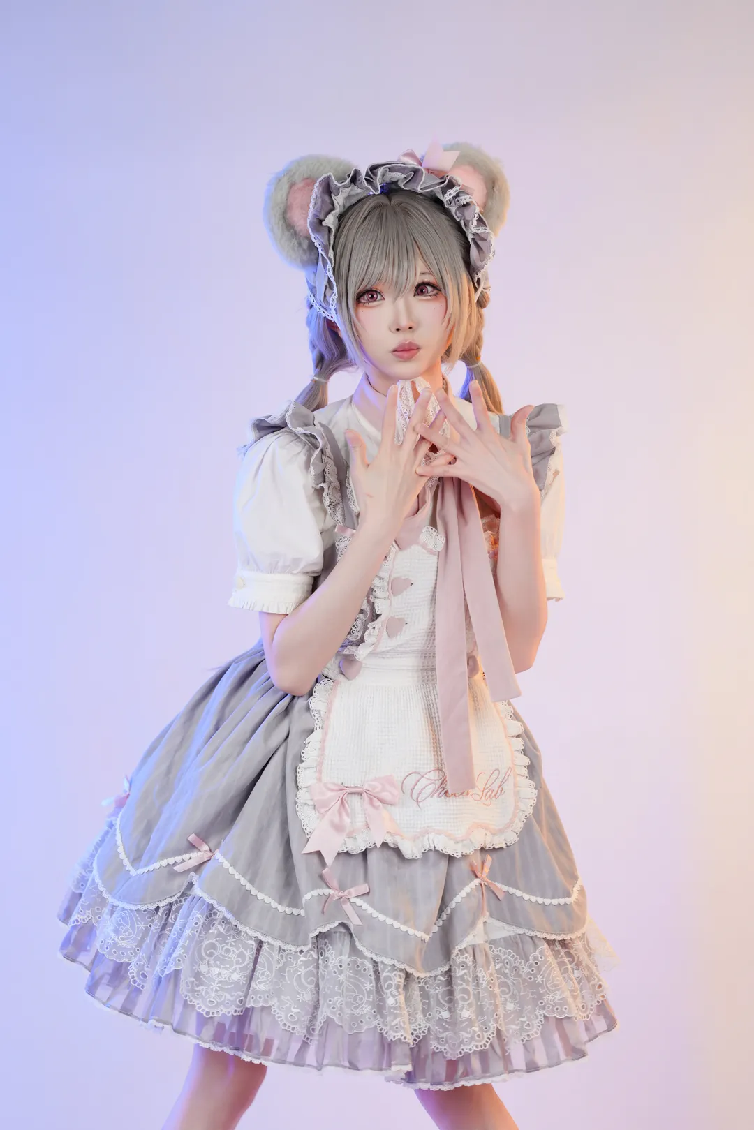 【ロリータコスプレ】ホタルACGエキスポでのグレー＆ホワイト系撮影記録 - 13 枚目