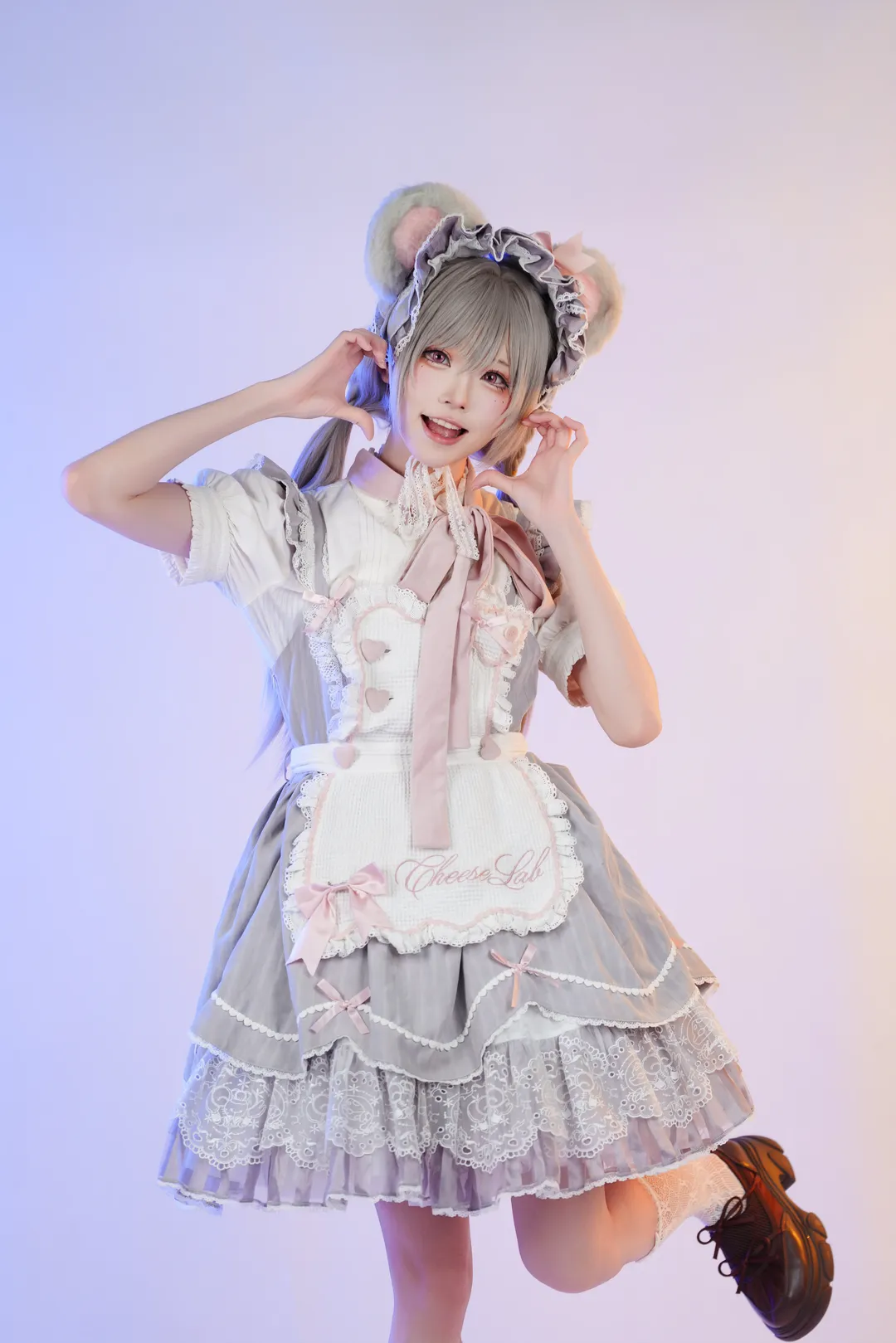 【ロリータコスプレ】ホタルACGエキスポでのグレー＆ホワイト系撮影記録 - 14 枚目