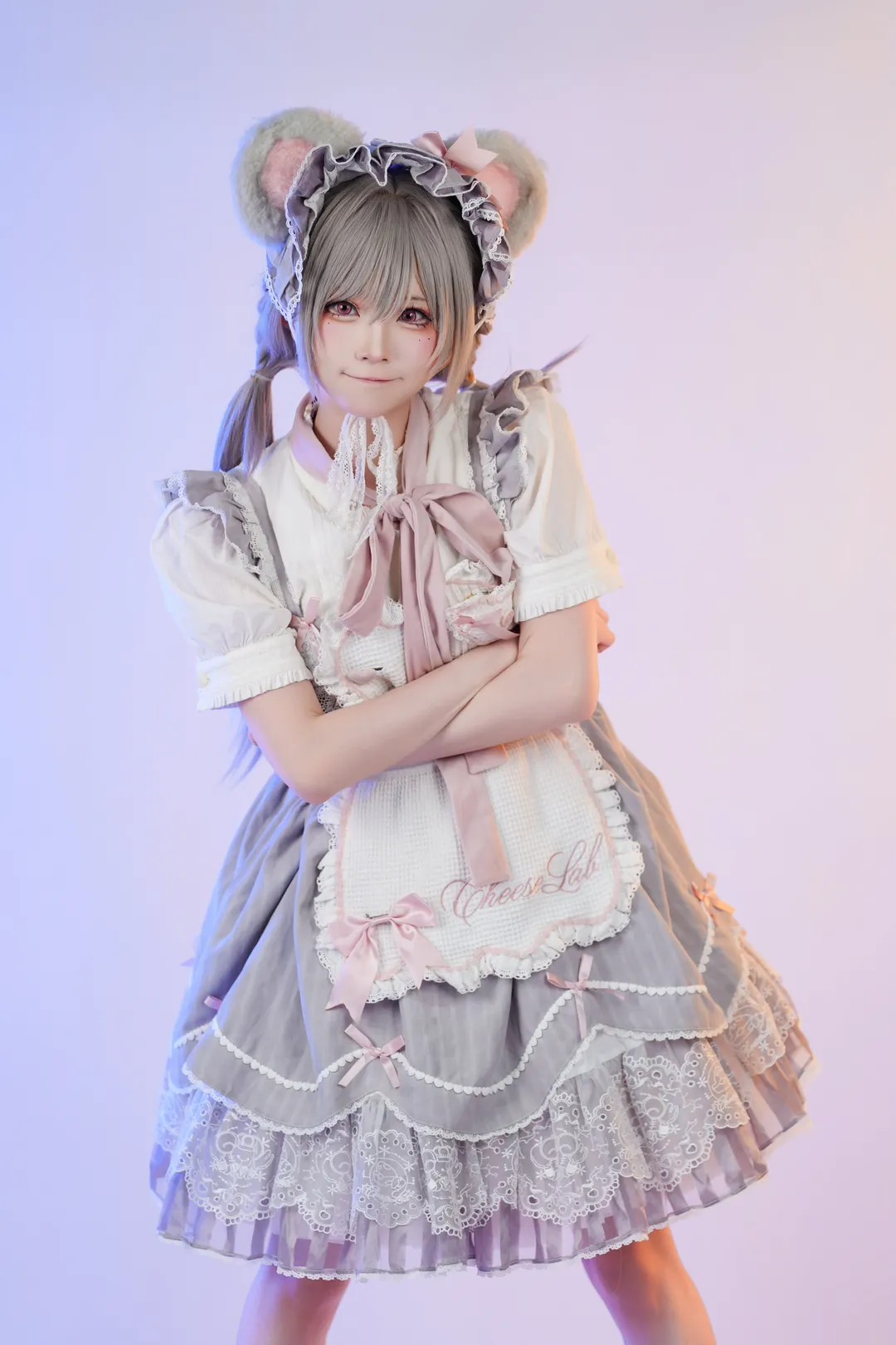【ロリータコスプレ】ホタルACGエキスポでのグレー＆ホワイト系撮影記録 - 3 枚目