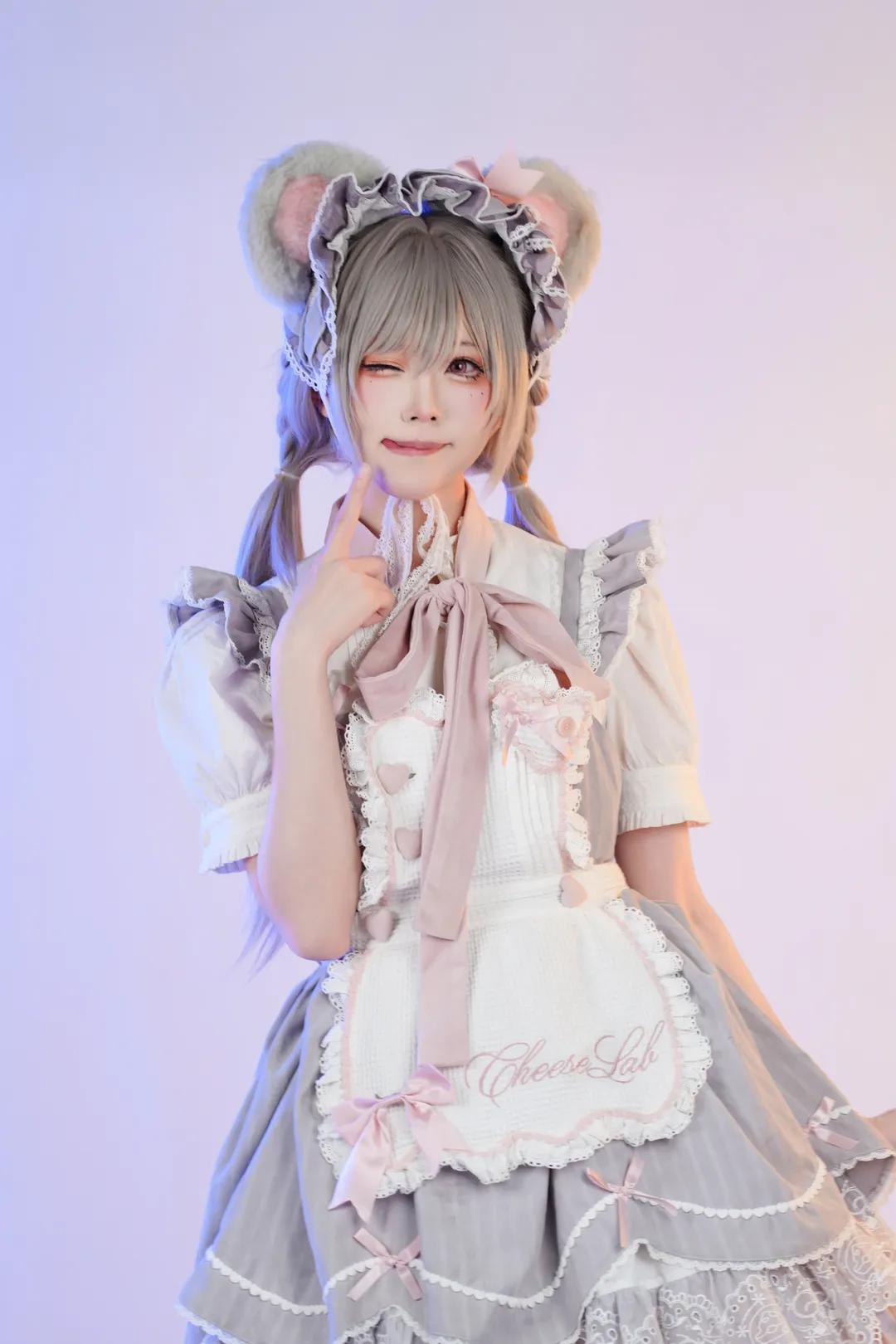 【ロリータコスプレ】ホタルACGエキスポでのグレー＆ホワイト系撮影記録 - 4 枚目