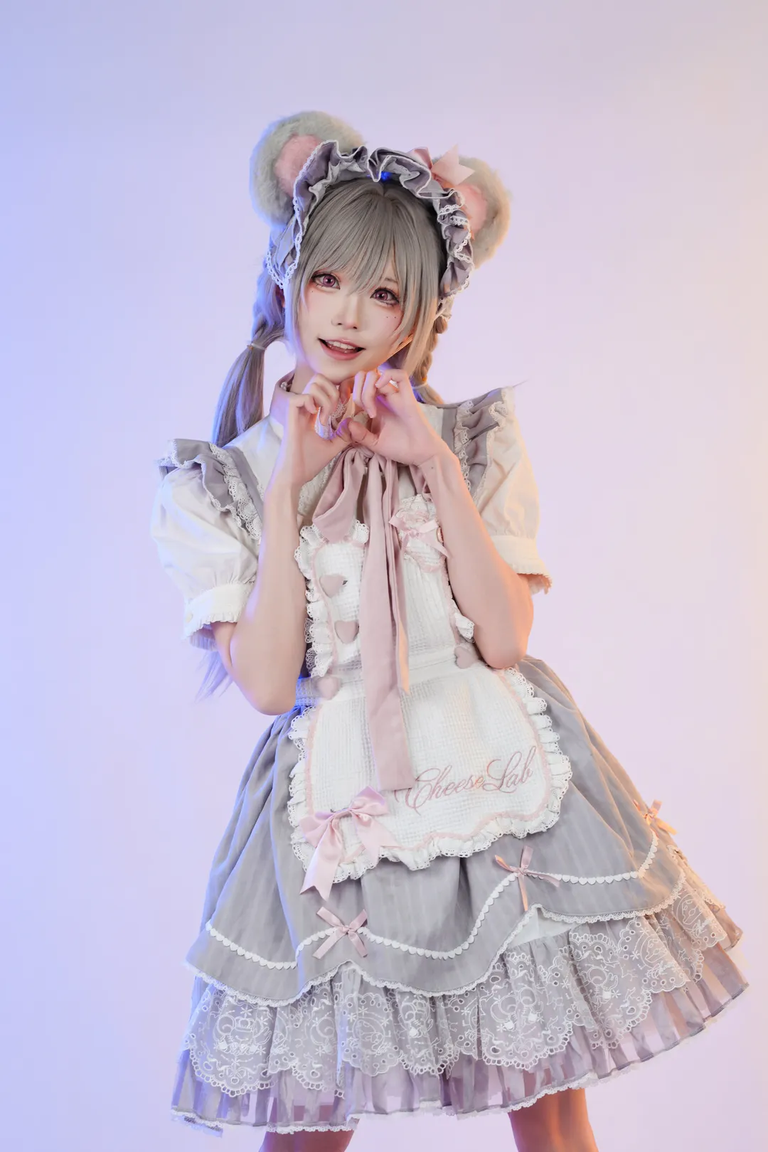 【ロリータコスプレ】ホタルACGエキスポでのグレー＆ホワイト系撮影記録 - 5 枚目