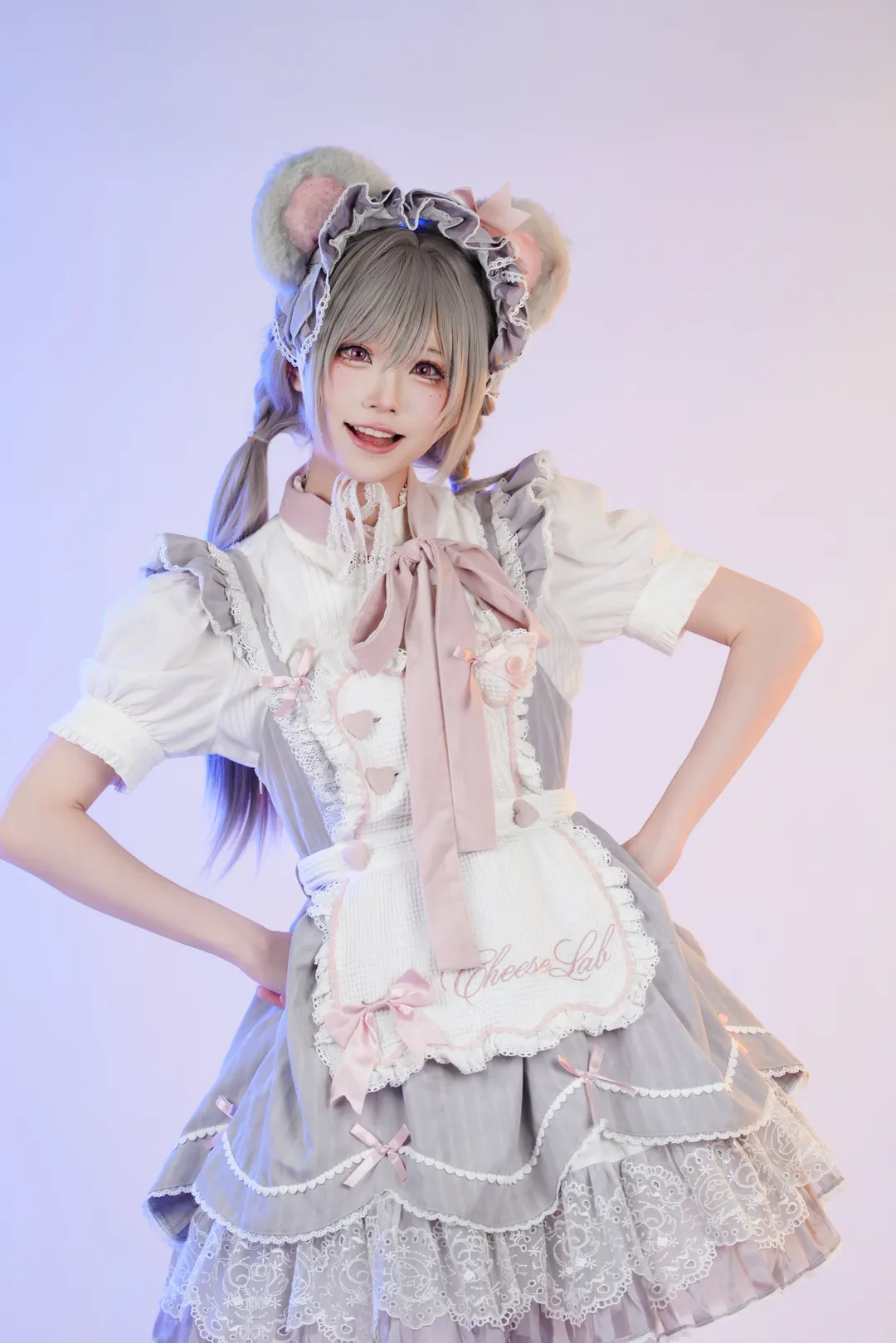 【ロリータコスプレ】ホタルACGエキスポでのグレー＆ホワイト系撮影記録 - 9 枚目