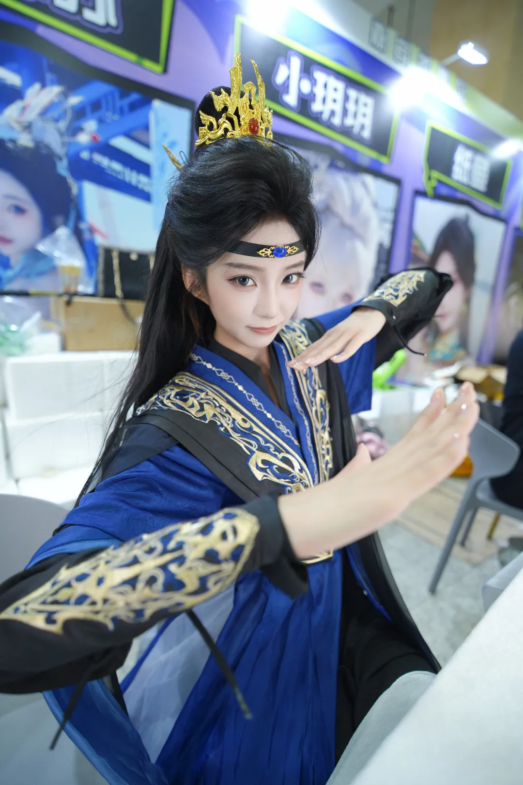 オフラインアニメイベントサイン会での漢服・武侠風スタイリング記録 - 1 枚目