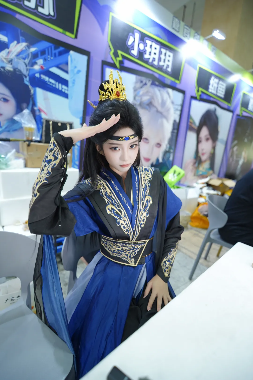 オフラインアニメイベントサイン会での漢服・武侠風スタイリング記録 - 2 枚目
