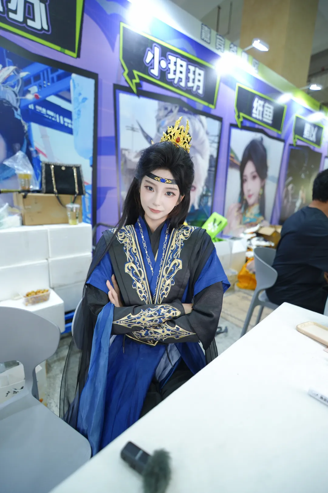 线下漫展签售会的汉服武侠风造型记录