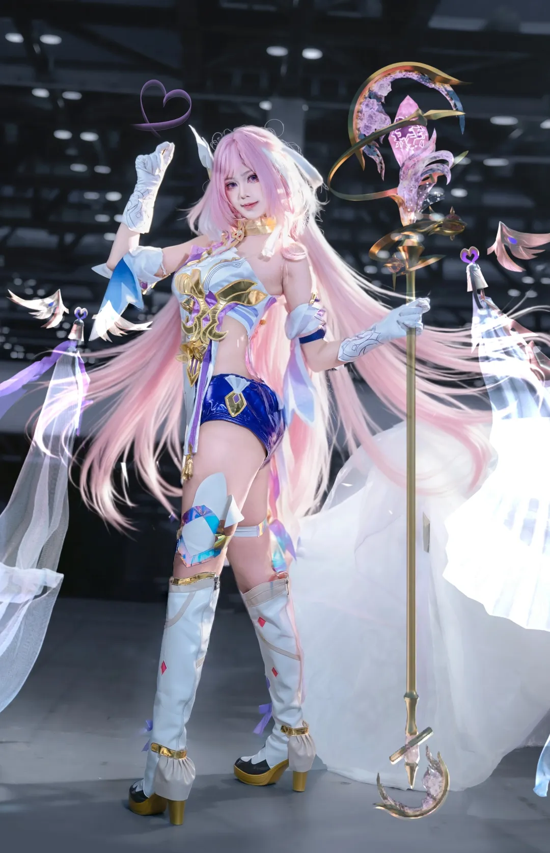 【爱莉希雅cos】崩坏三中永远回应期待的粉色妖精