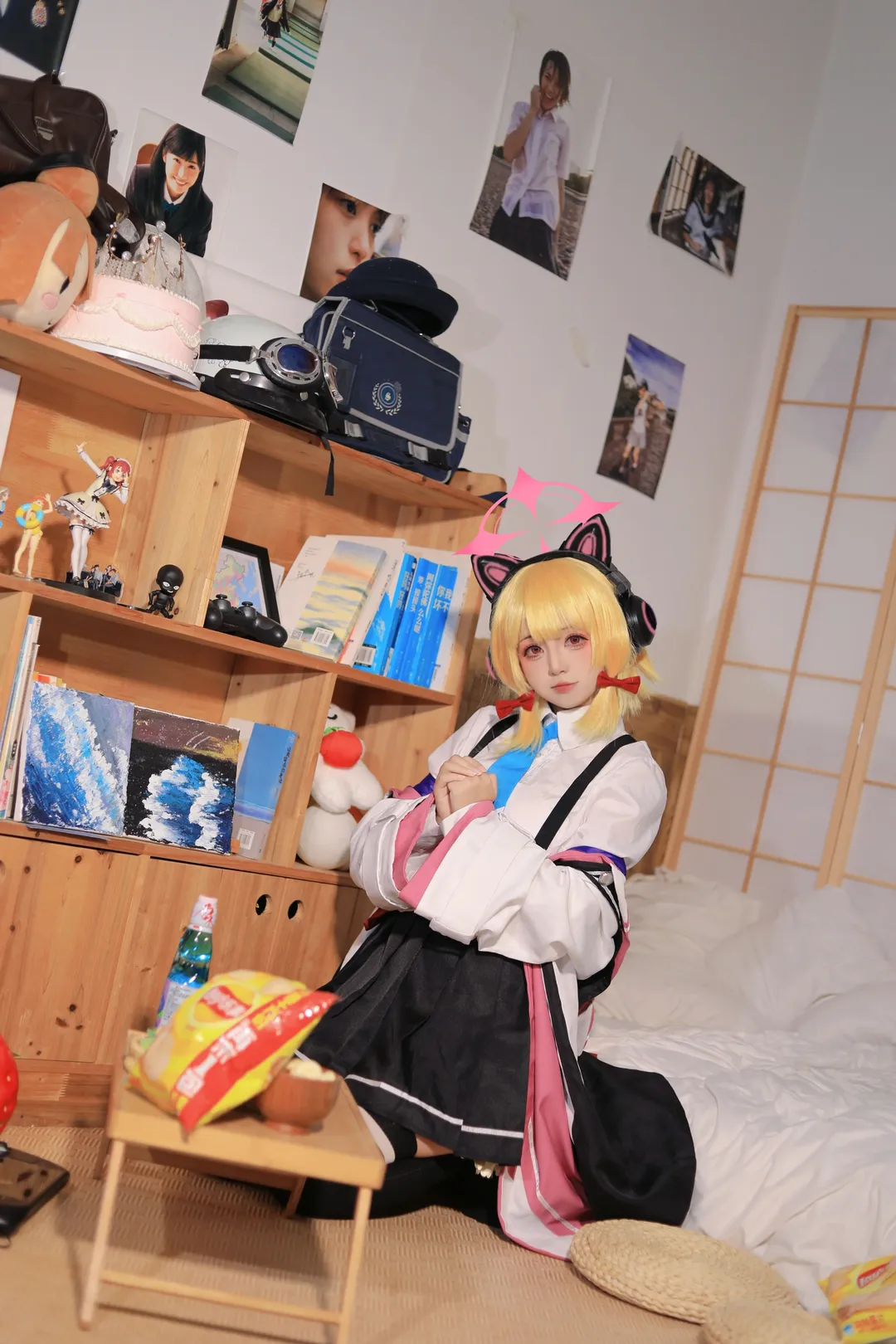 【才羽モモイのコスプレ】『ブルーアーカイブ』の精神的雲南人、おうちゲームの日常 - 2 枚目