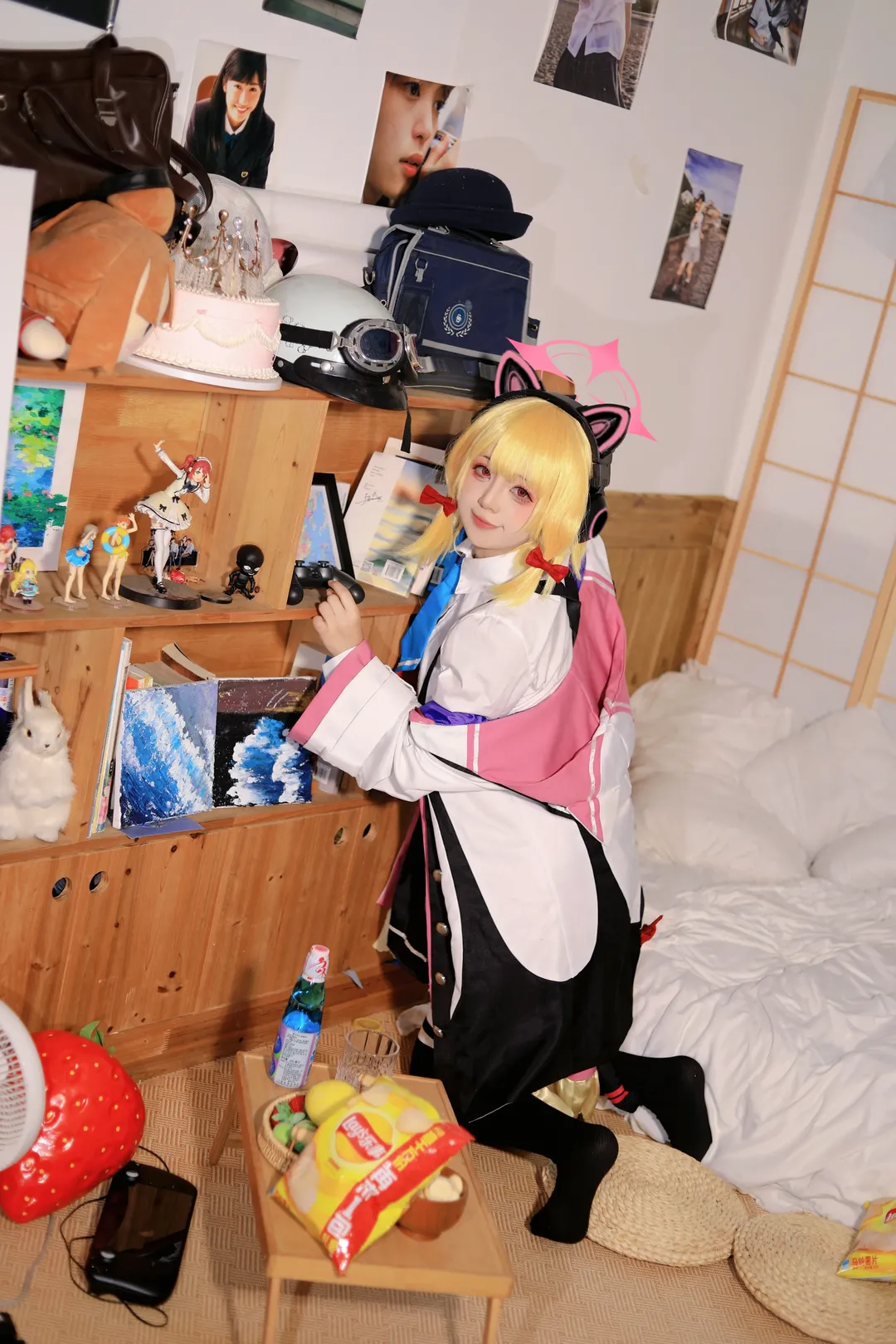 【才羽モモイのコスプレ】『ブルーアーカイブ』の精神的雲南人、おうちゲームの日常 - 3 枚目