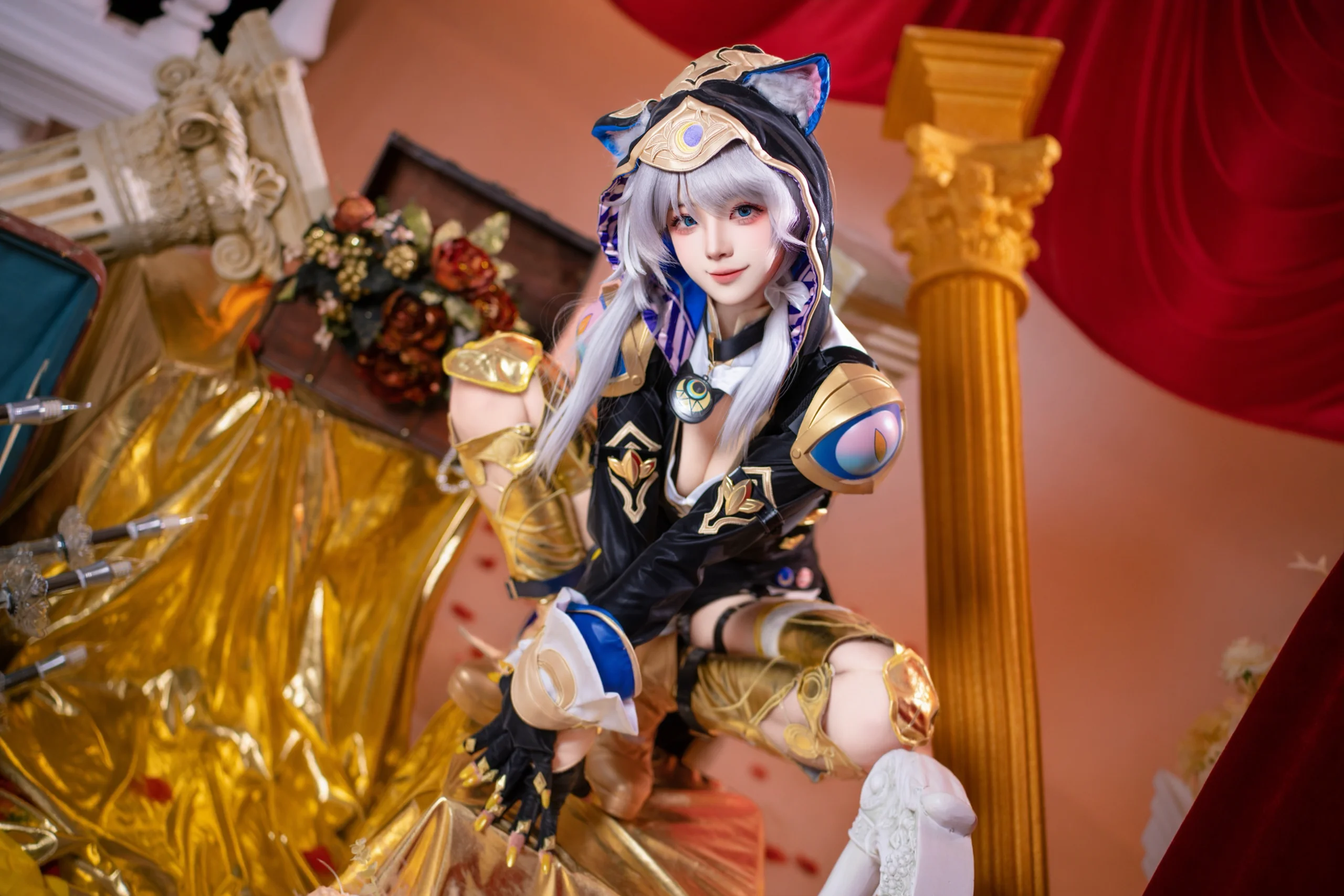 【赛飞儿cos】崩坏星穹铁道里的黑金与华贵质感 - 第 2 张