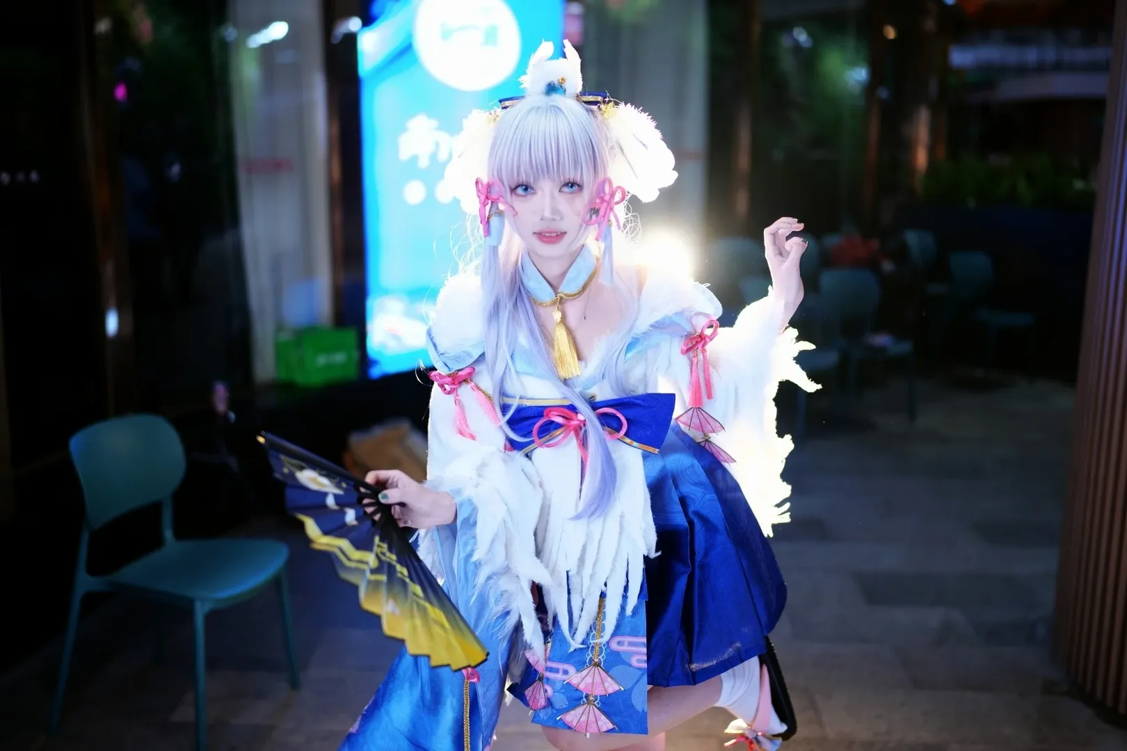 【神里绫华cos】原神神里绫华，在光影中的灵动瞬间 - 第 7 张