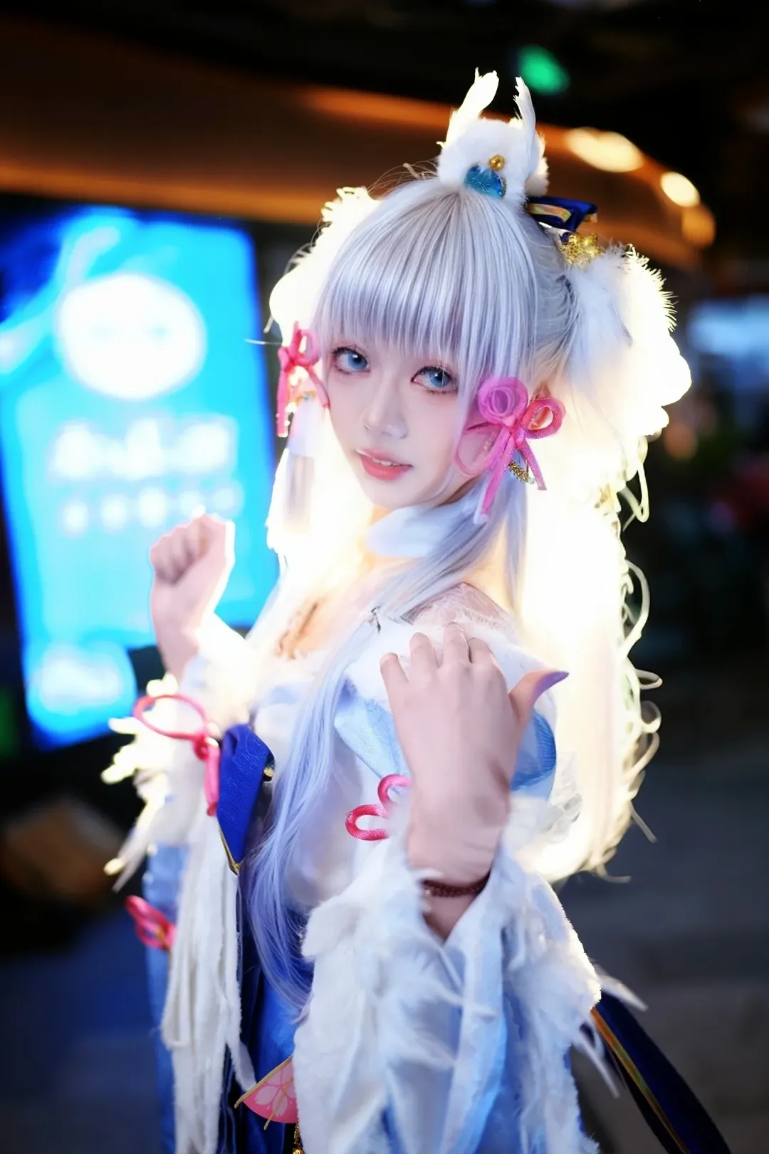 【神里绫华cos】原神神里绫华，在光影中的灵动瞬间 - 第 8 张