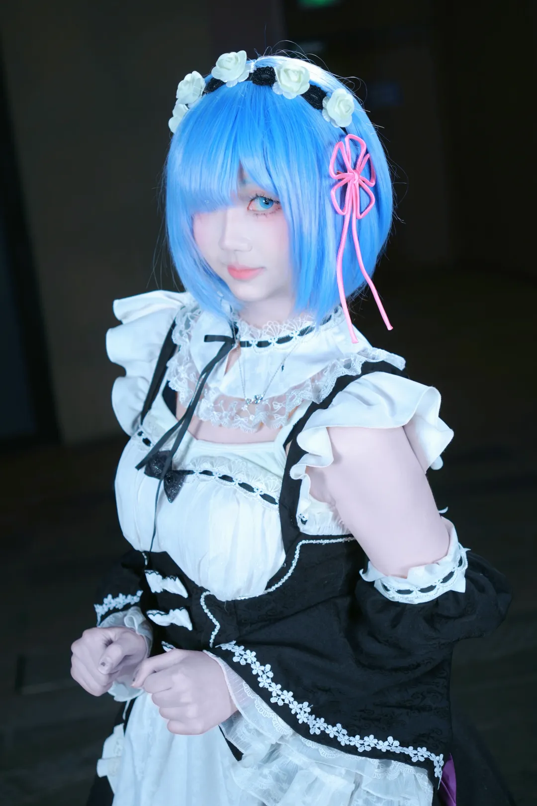 【蕾姆cos】从零开始的异世界，关于这套女仆装的一些拍摄心得 - 第 1 张