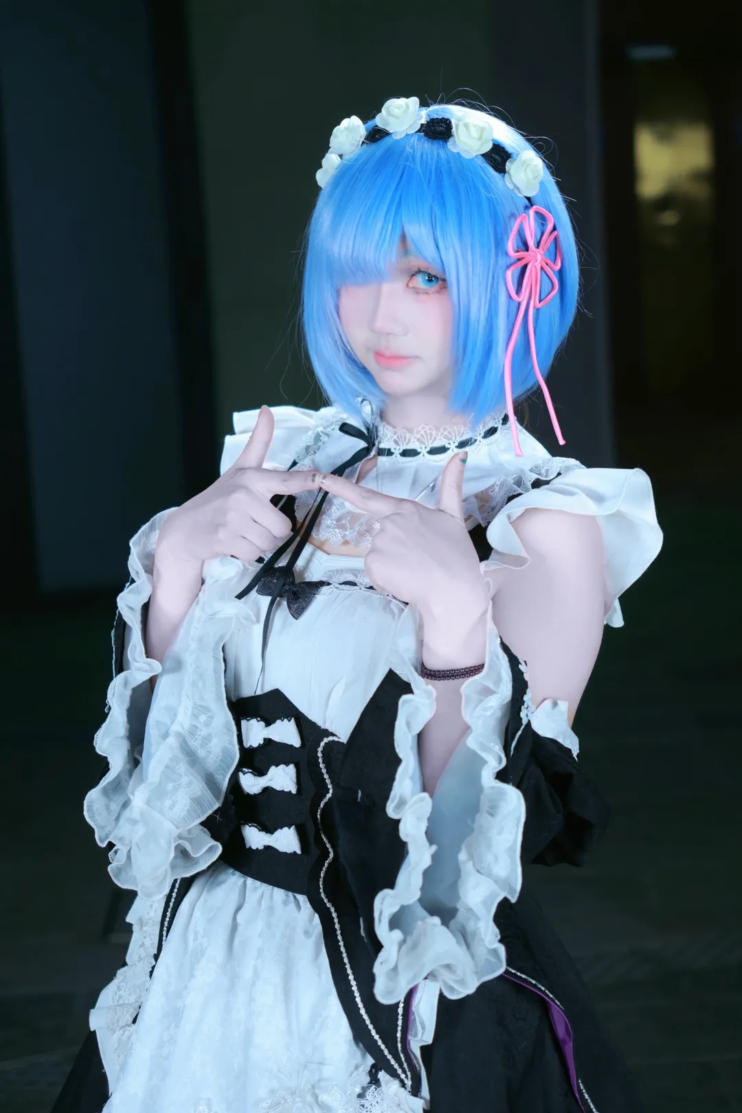 【蕾姆cos】从零开始的异世界，关于这套女仆装的一些拍摄心得 - 第 4 张