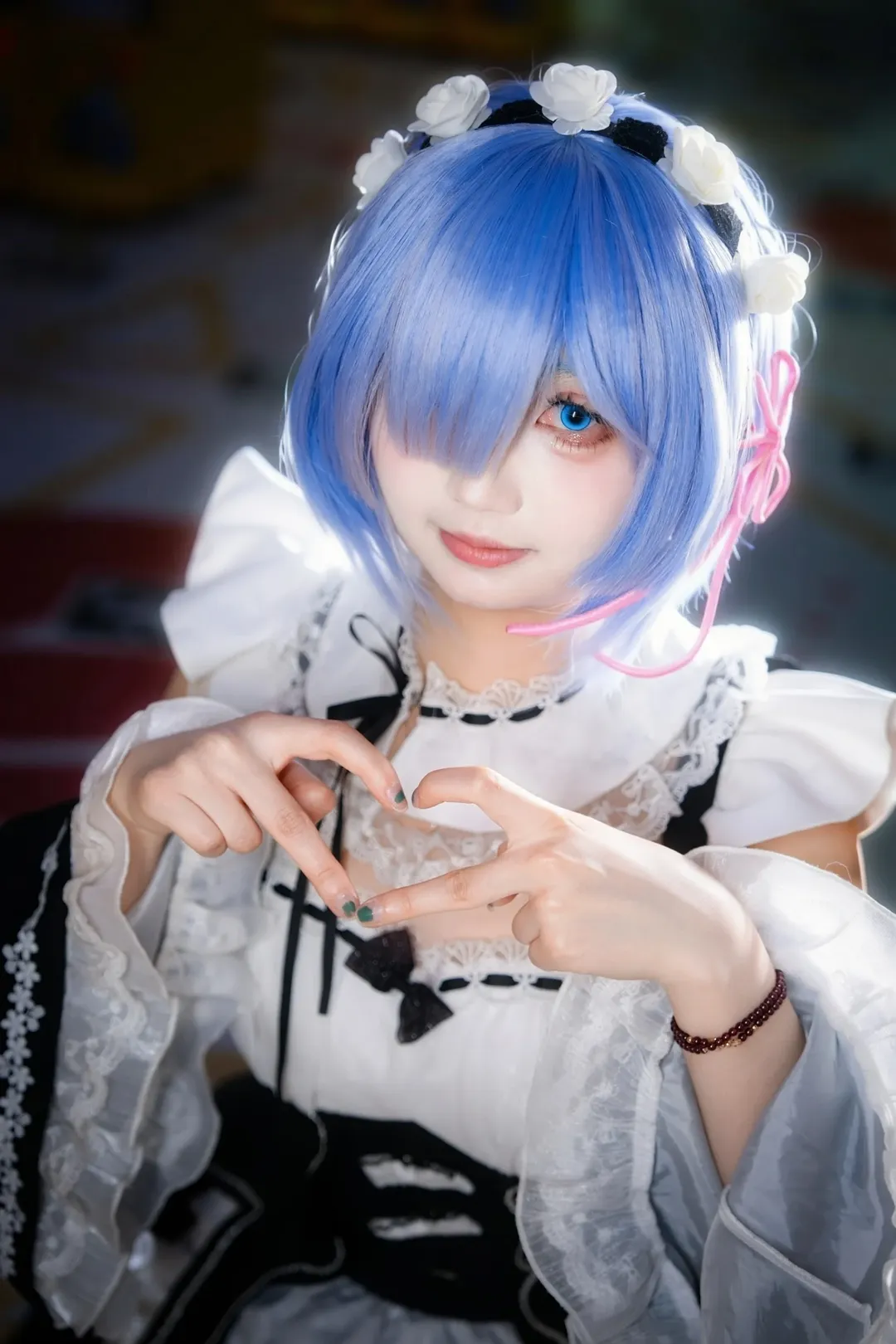 【蕾姆cos】从零开始的异世界，水蓝色女仆装摄影心得 - 第 1 张