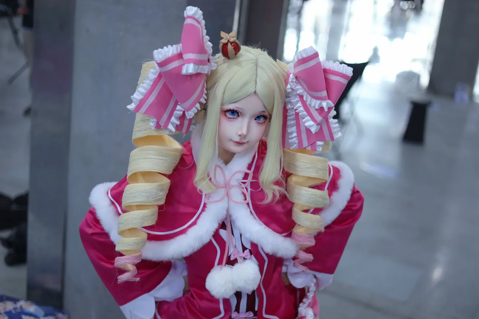 【贝蒂cos】从零开始的异世界，粉色洋装人偶风返图 - 第 1 张