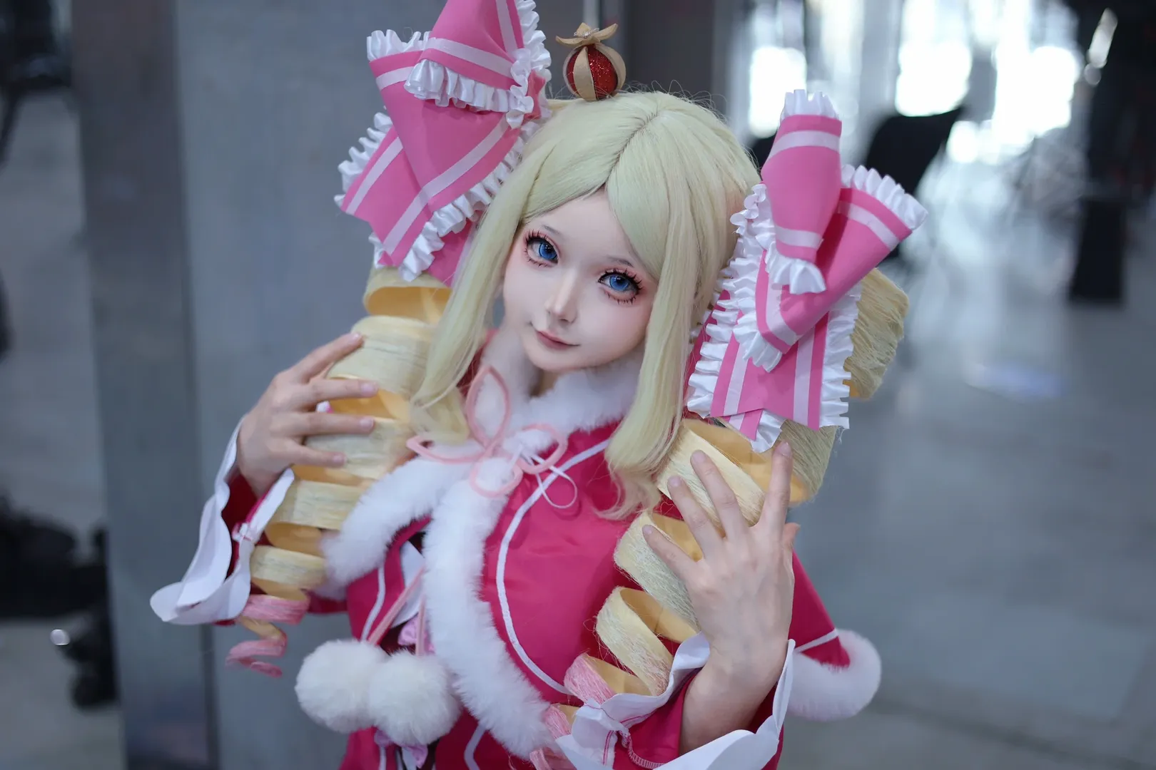 【贝蒂cos】从零开始的异世界，粉色洋装人偶风返图 - 第 3 张