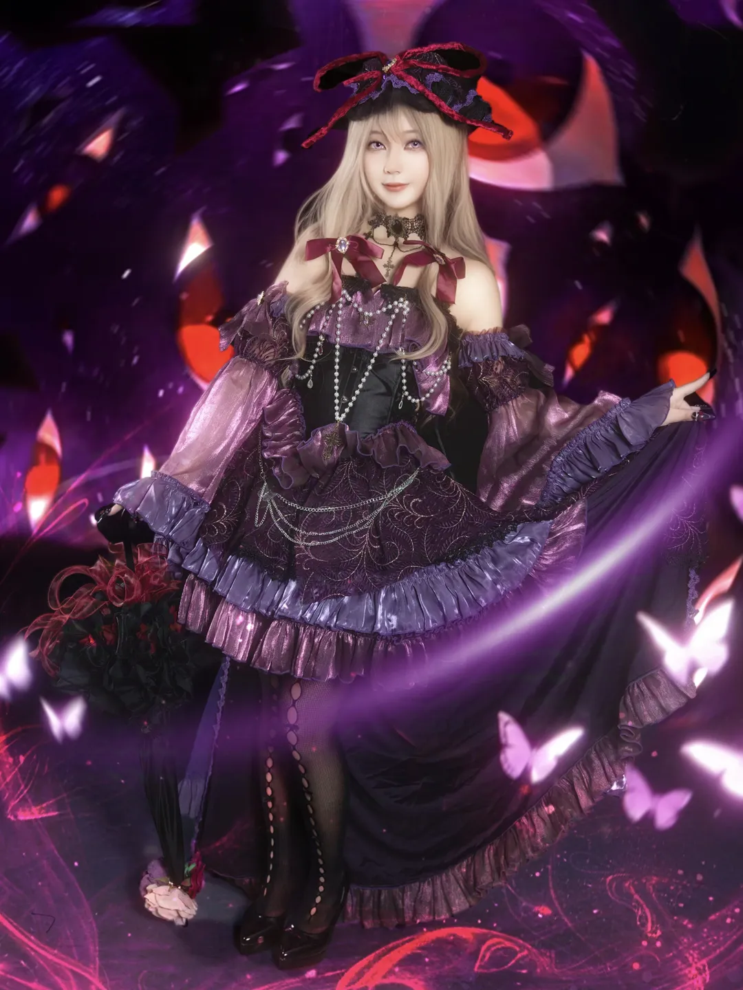 【Yakumo Yukari cosplay】The Youkai of Boundaries in Touhou Project: Golden Dolphin Anime Convention Appearance - Image 1