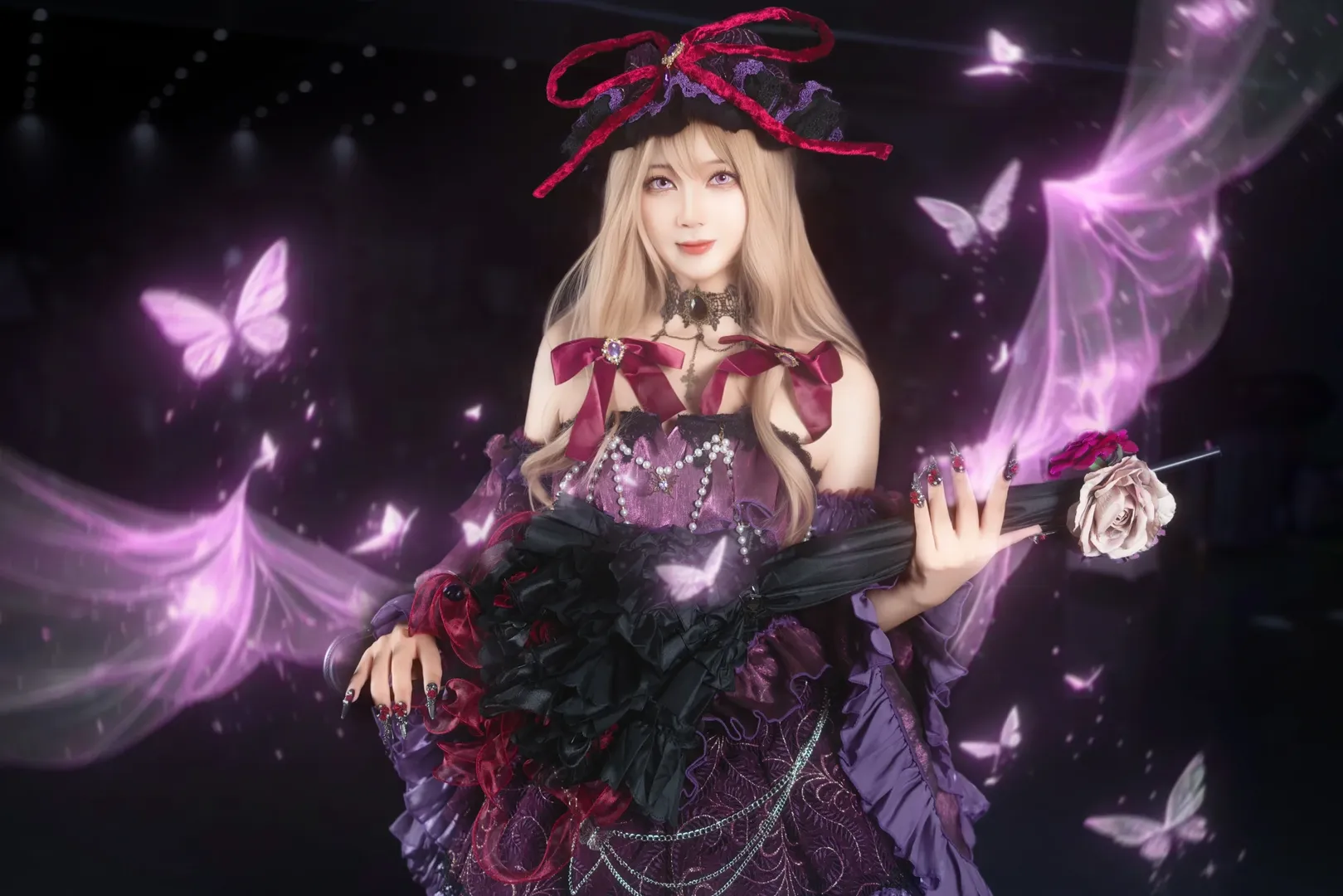 【Yakumo Yukari cosplay】The Youkai of Boundaries in Touhou Project: Golden Dolphin Anime Convention Appearance - Image 3