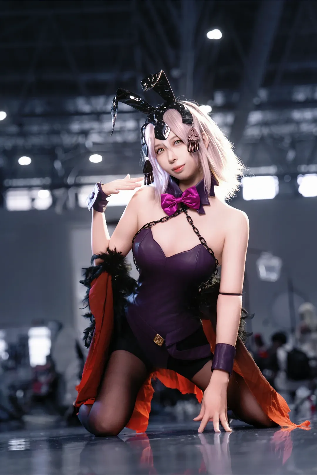 【ジャンヌ・ダルク（オルタ）コスプレ】Fate/Grand Orderのツンデレ魔王、今回はバニーガールに変身 - 1 枚目