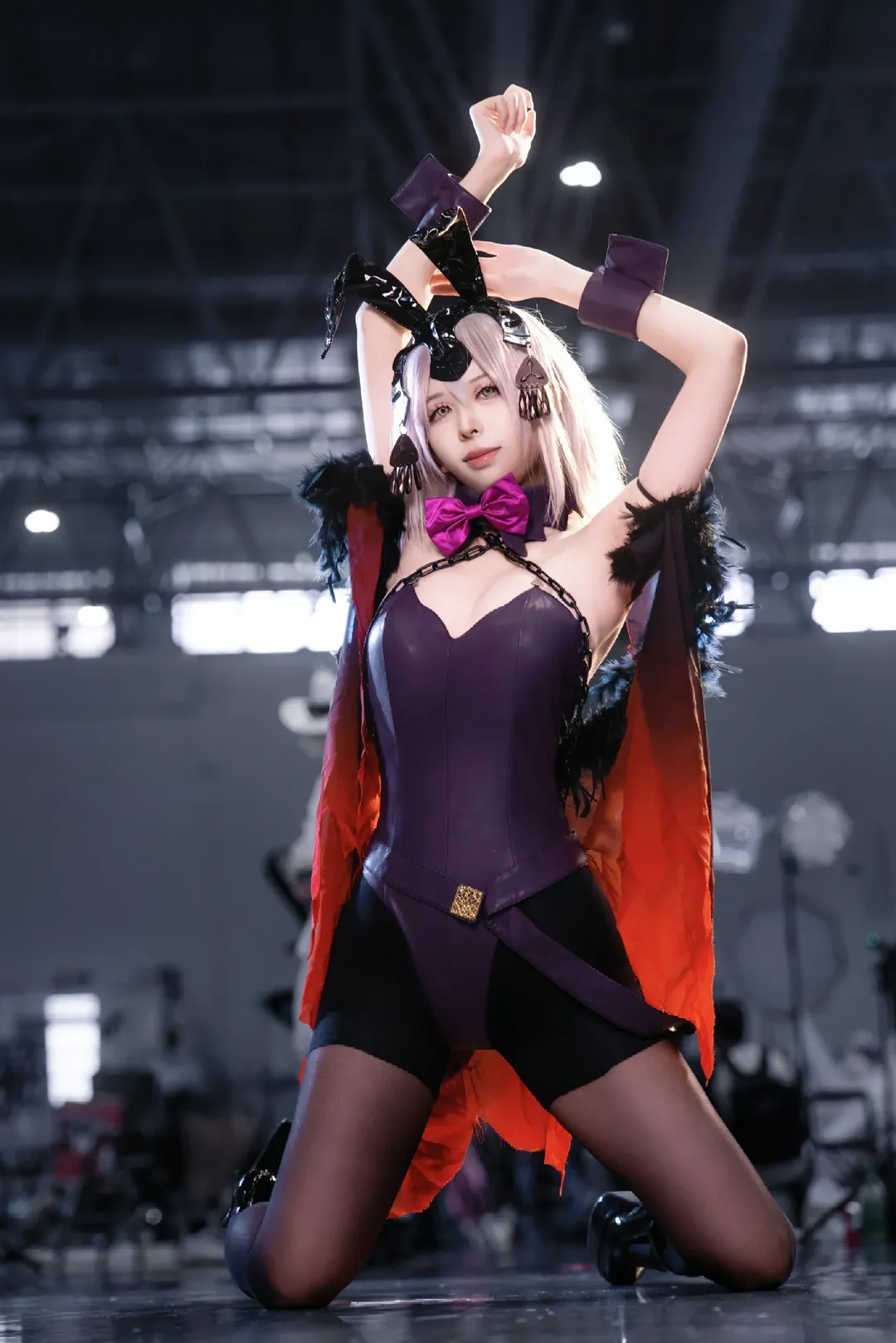 【ジャンヌ・ダルク（オルタ）コスプレ】Fate/Grand Orderのツンデレ魔王、今回はバニーガールに変身 - 5 枚目