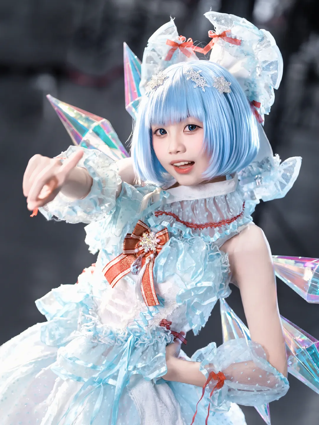 【琪露诺cos】东方project幻想乡最强妖精的冰晶时刻 - 第 1 张