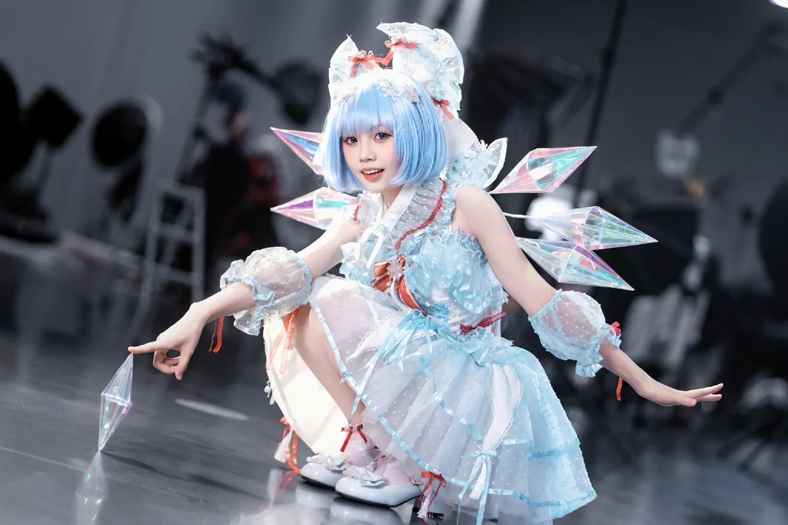 【琪露诺cos】东方project幻想乡最强妖精的冰晶时刻 - 第 4 张